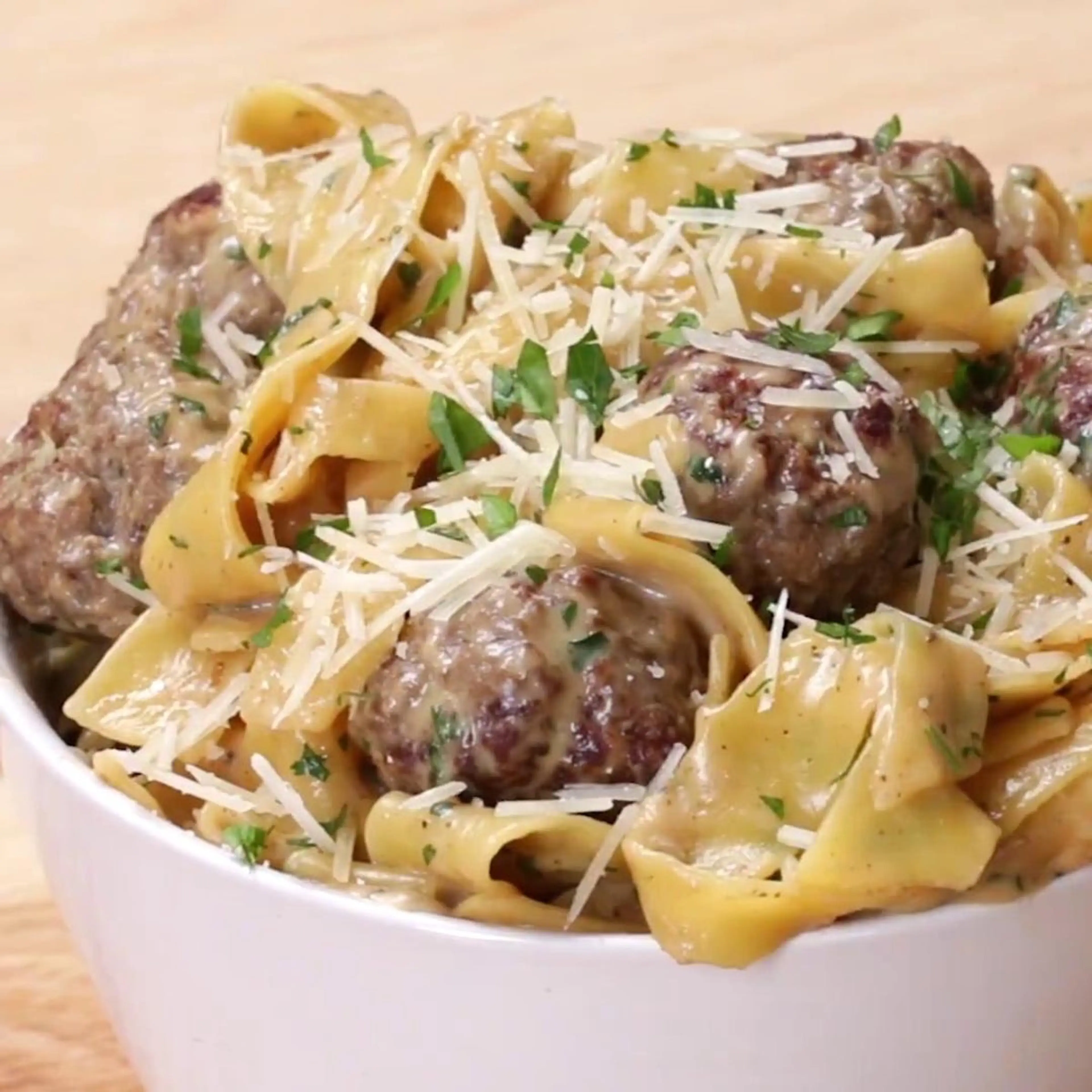 Swedish Meatballs And Pasta