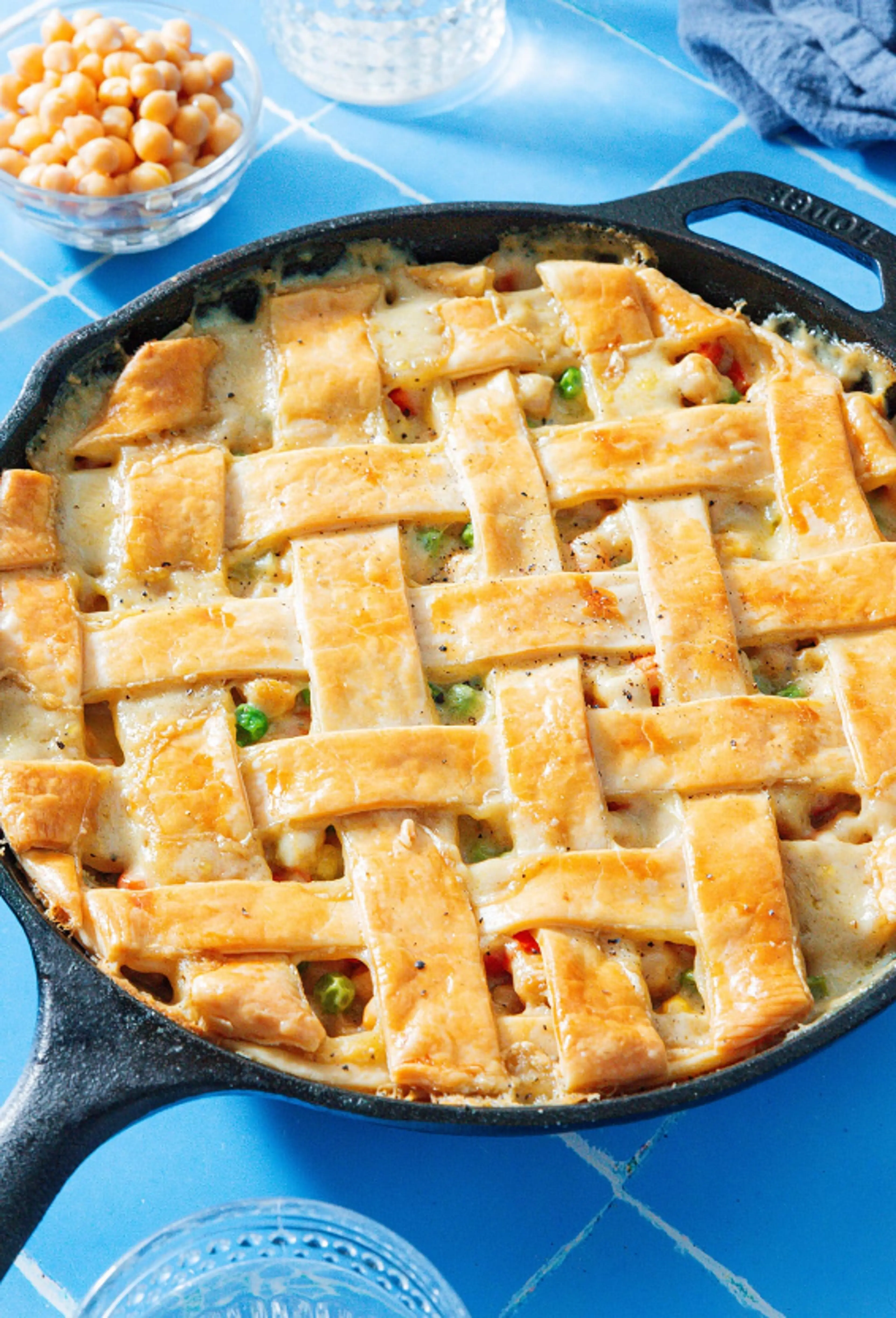 Easy Vegetarian Chickpea Pot Pie Recipe