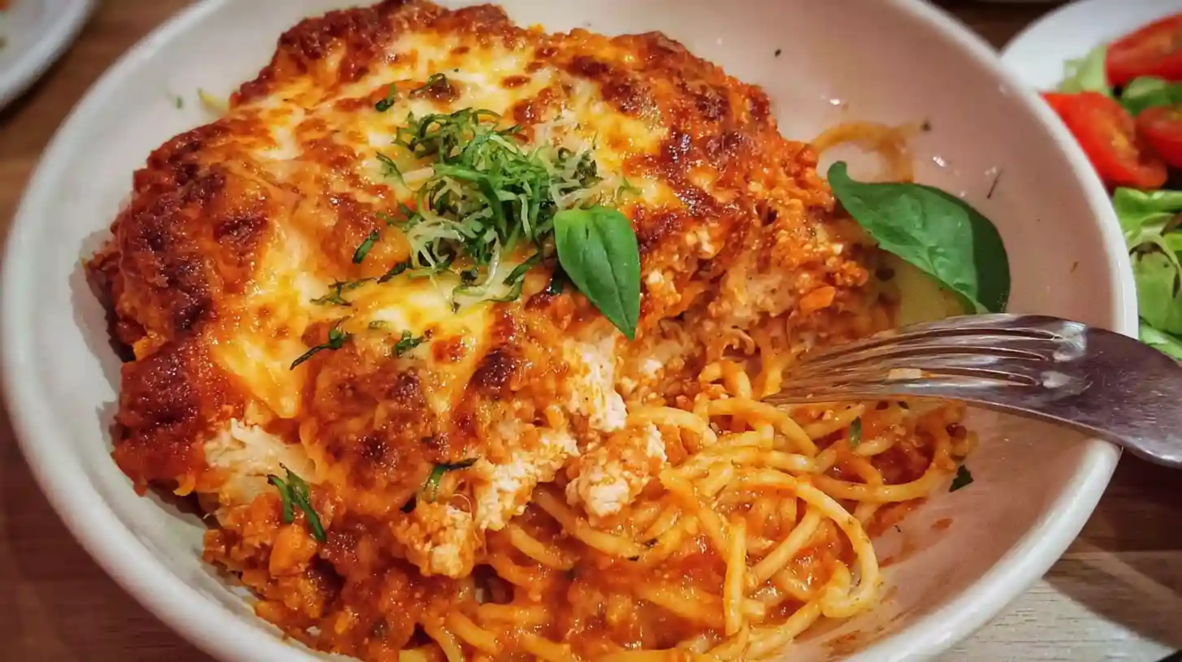 Ground Chicken Parmesan Skillet