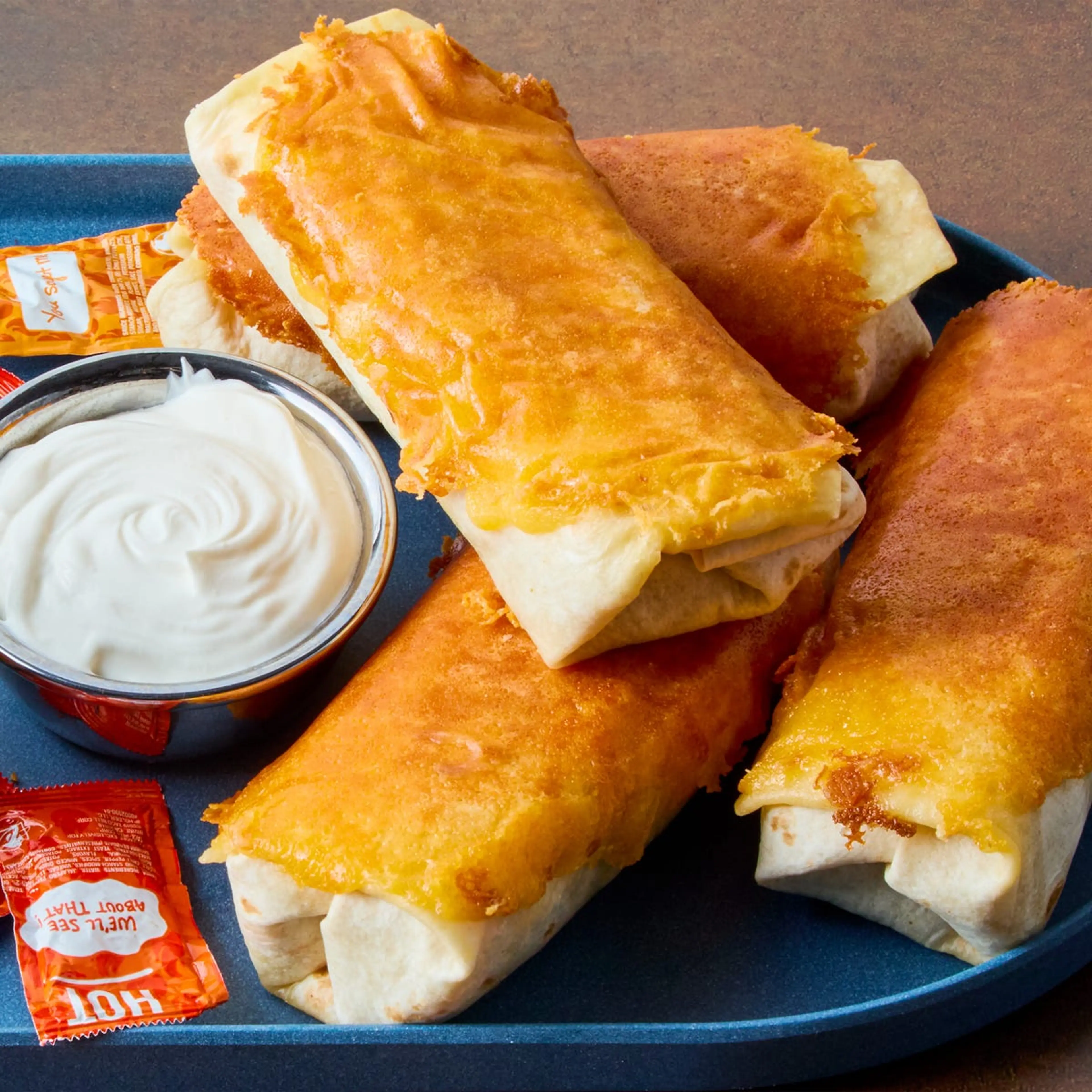 Copycat Taco Bell Grilled Cheese Burritos