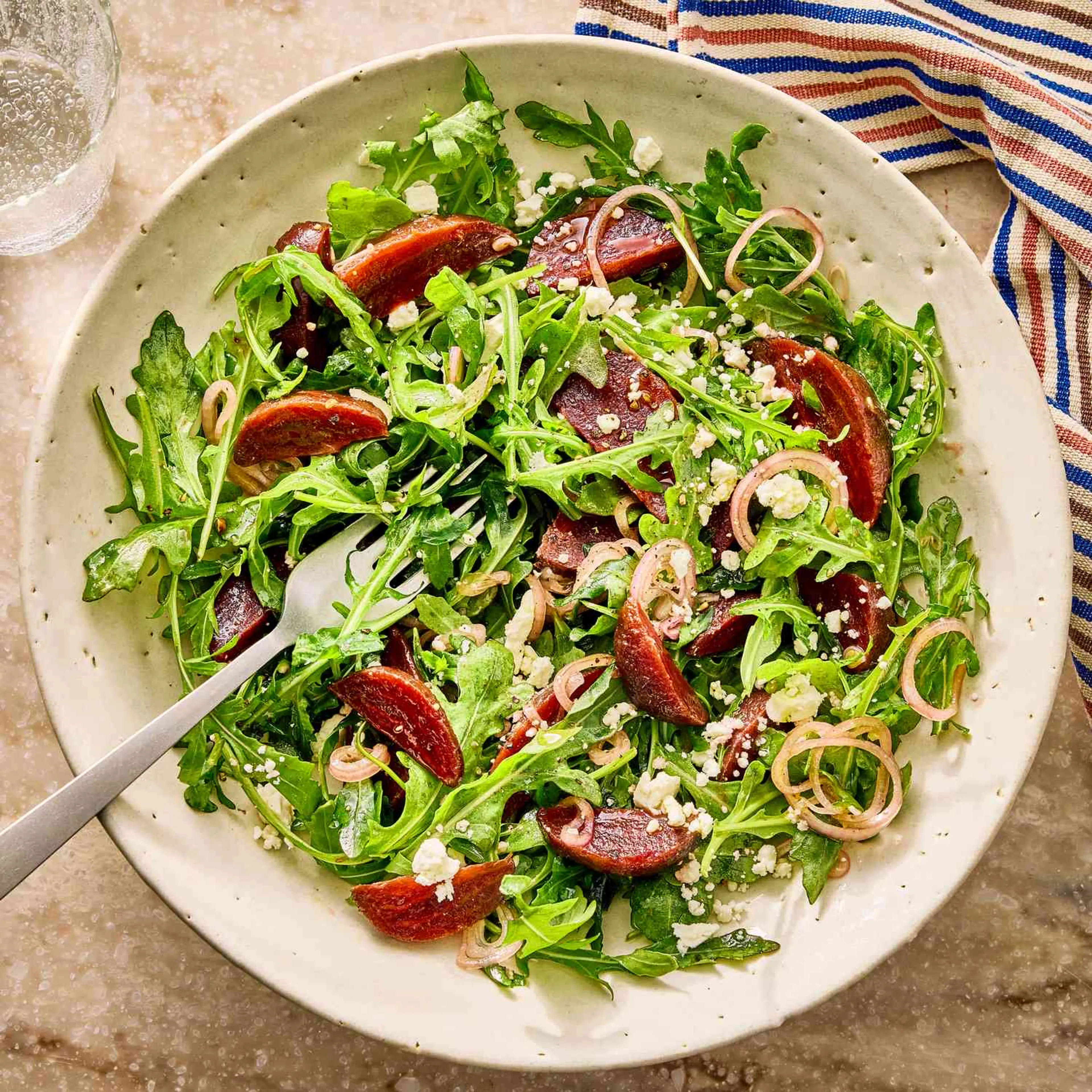 Arugula, Beet & Feta Salad