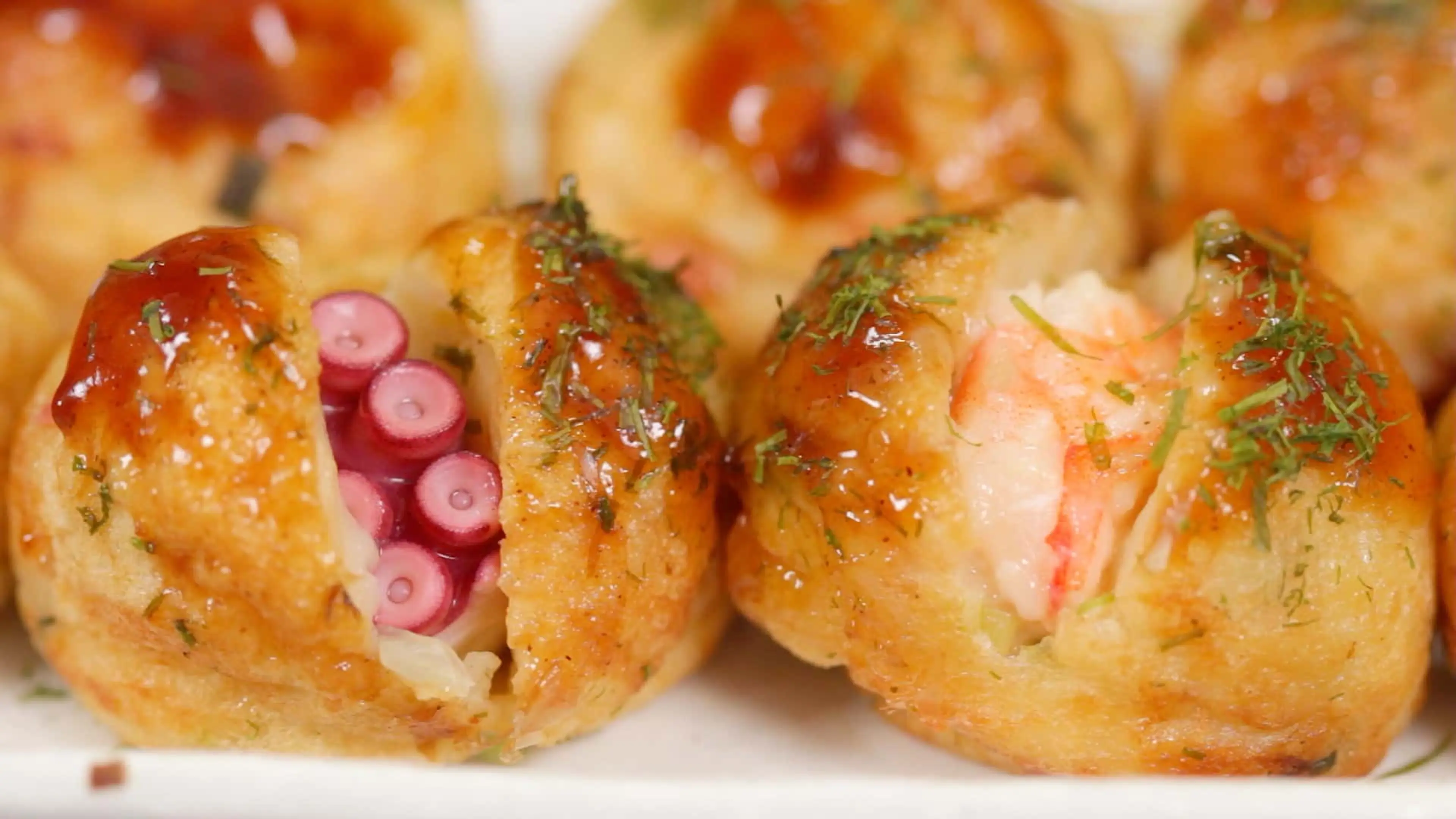 Takoyaki and Ebiyaki