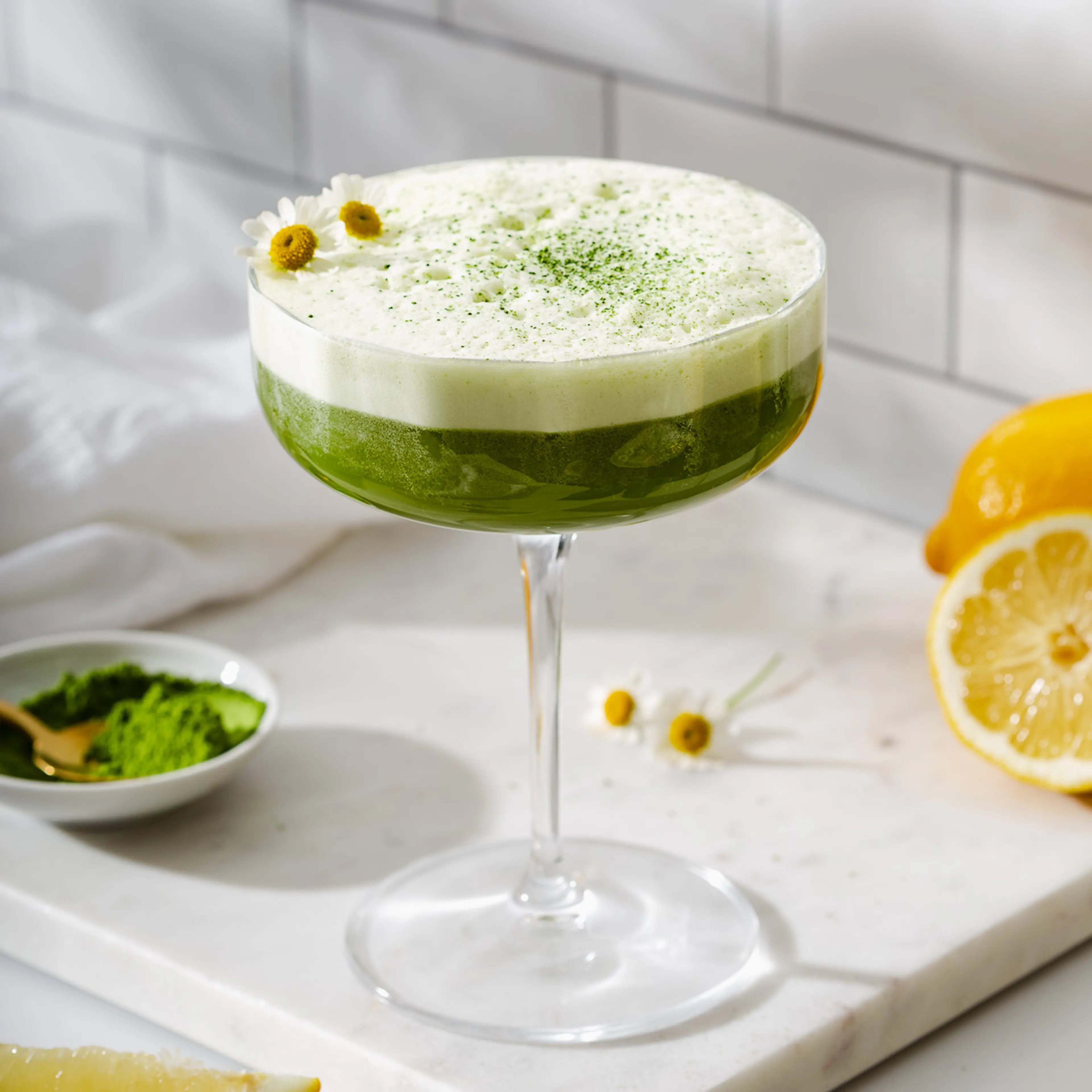 Matcha Gin Sour