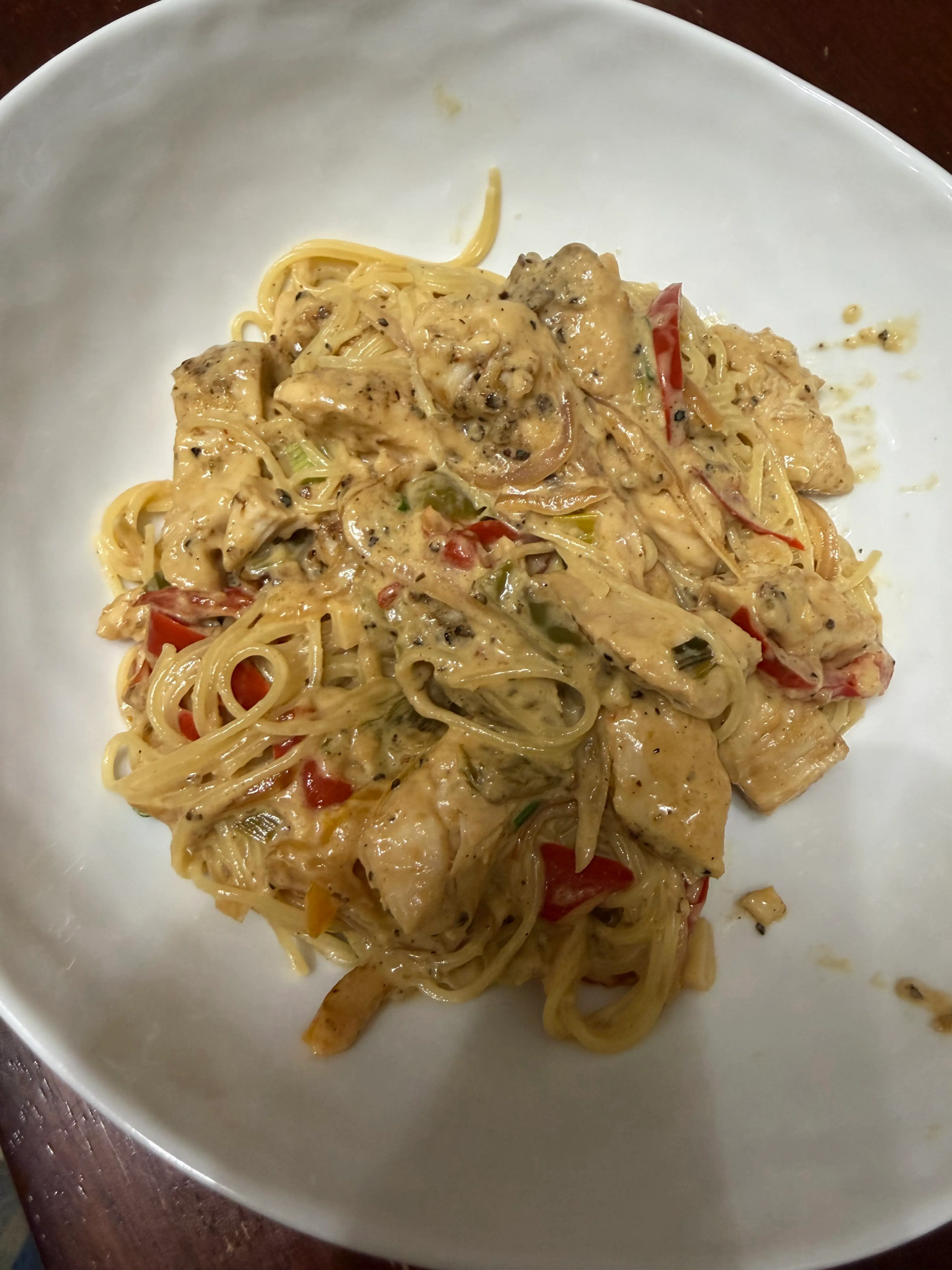Chicken Scampi With Pasta