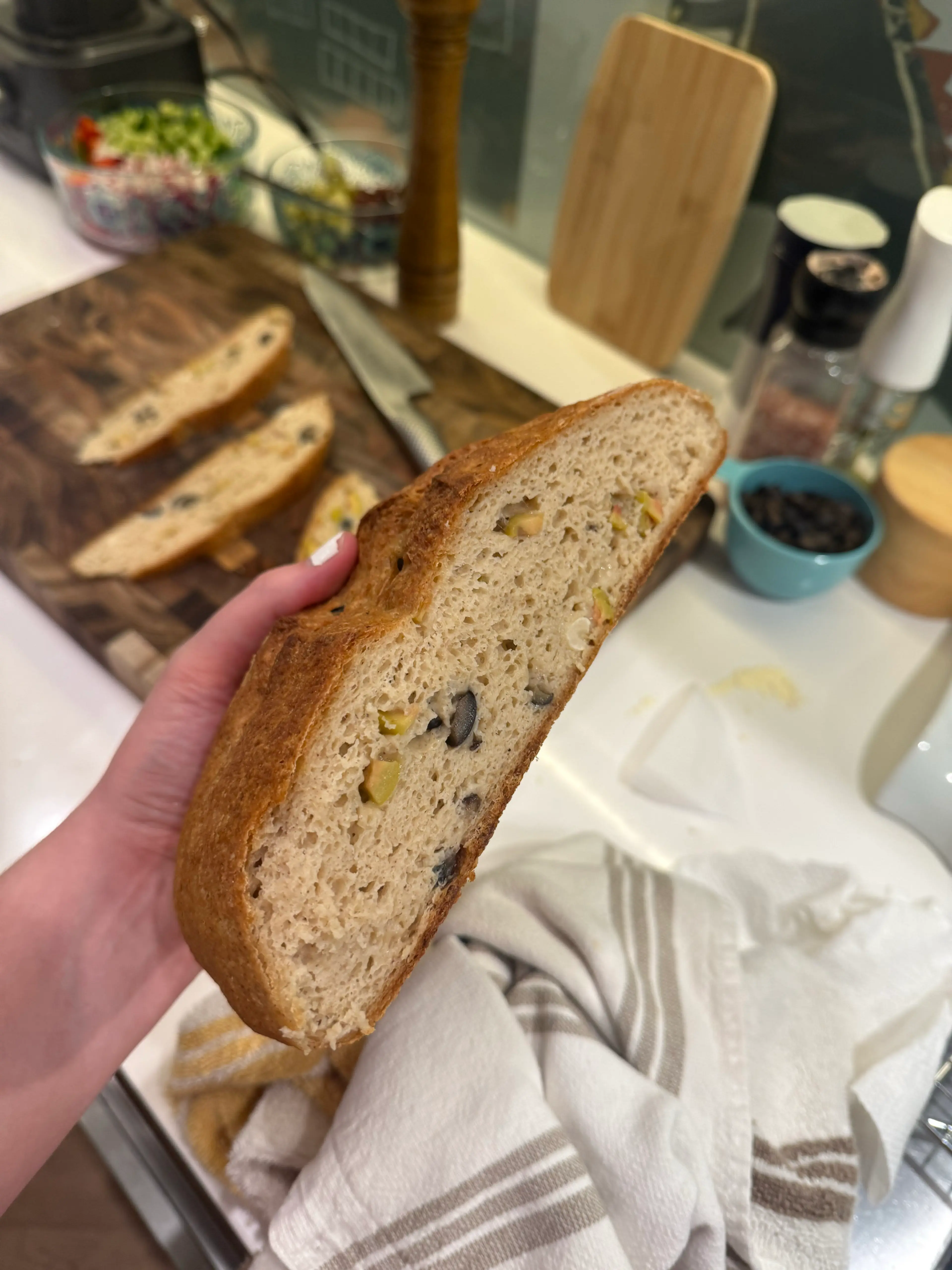 Gluten Free Olive Bread