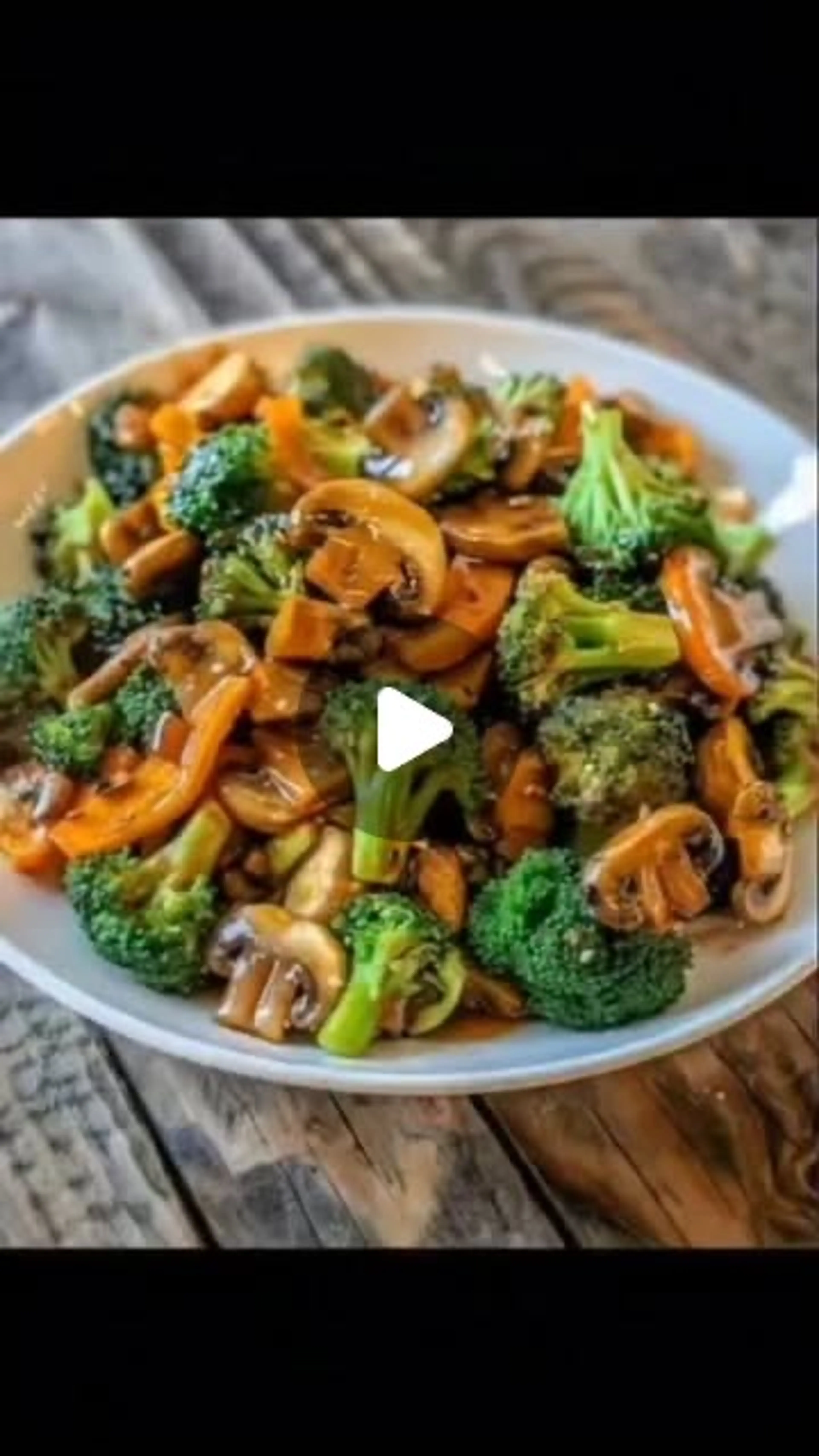 Broccoli, Carrot, and Mushroom Stir-fry (full Recipe