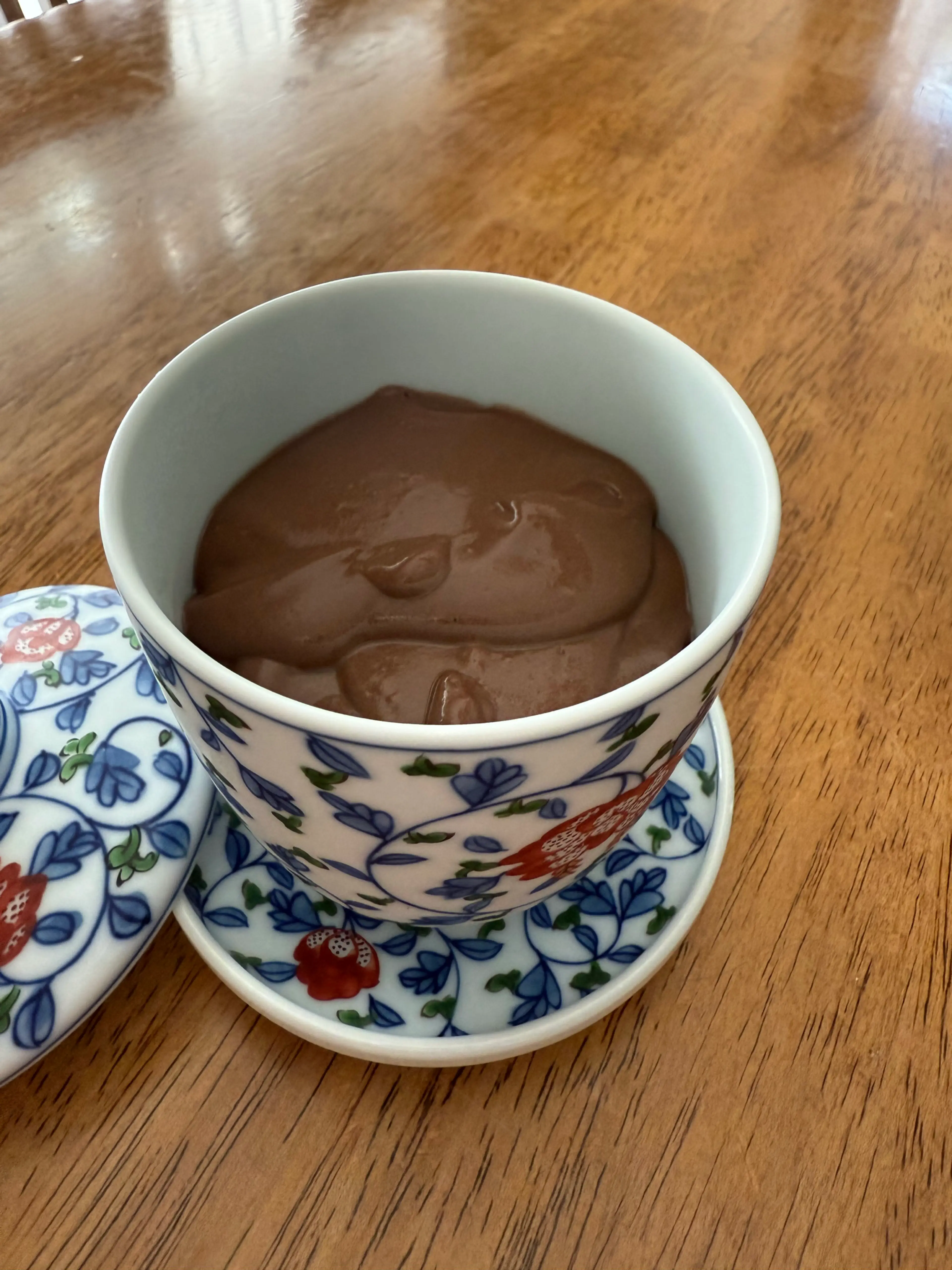boiled egg chocolate pudding