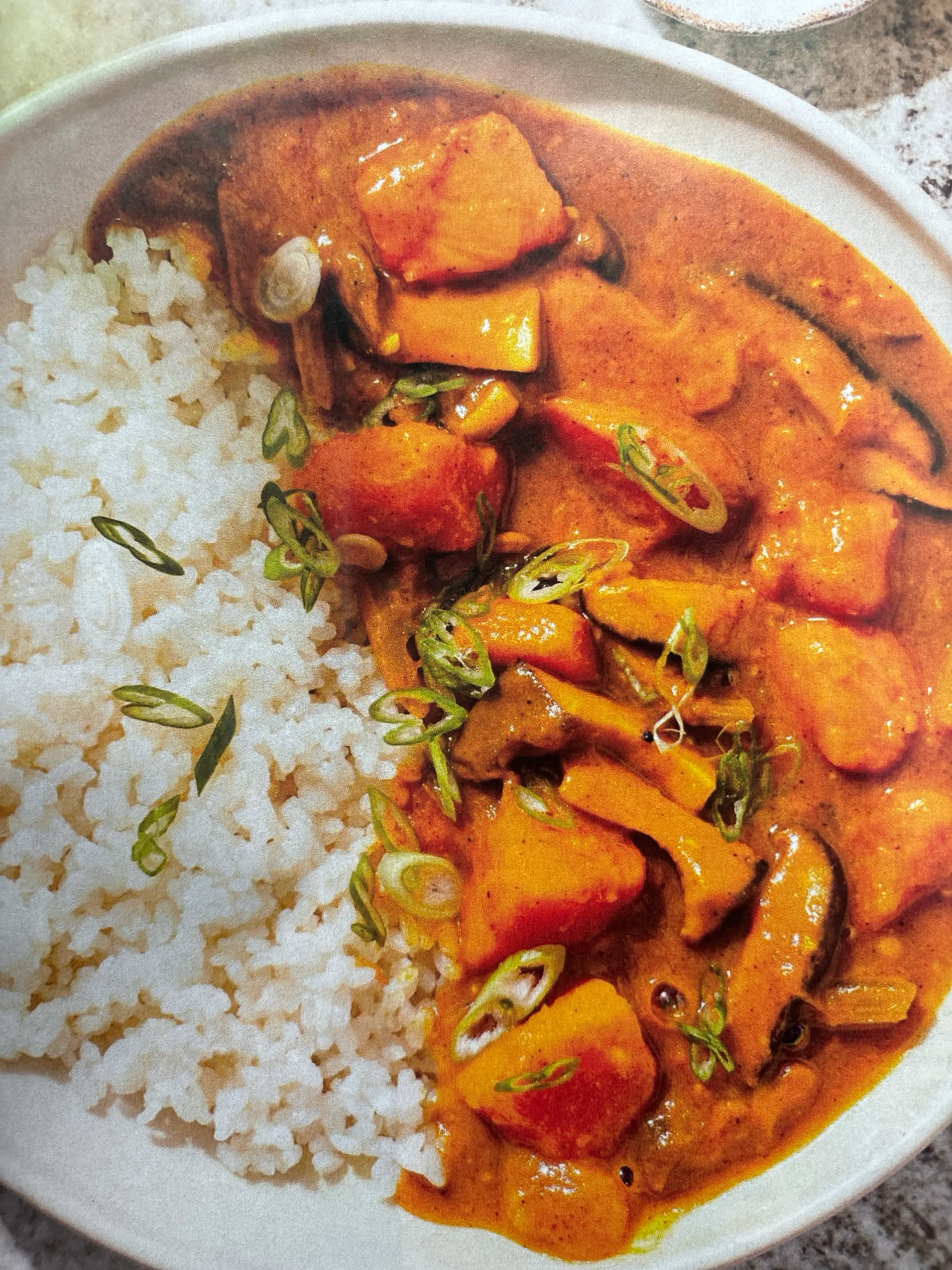 Japanese Curry With Winter Squash and Mushrooms
