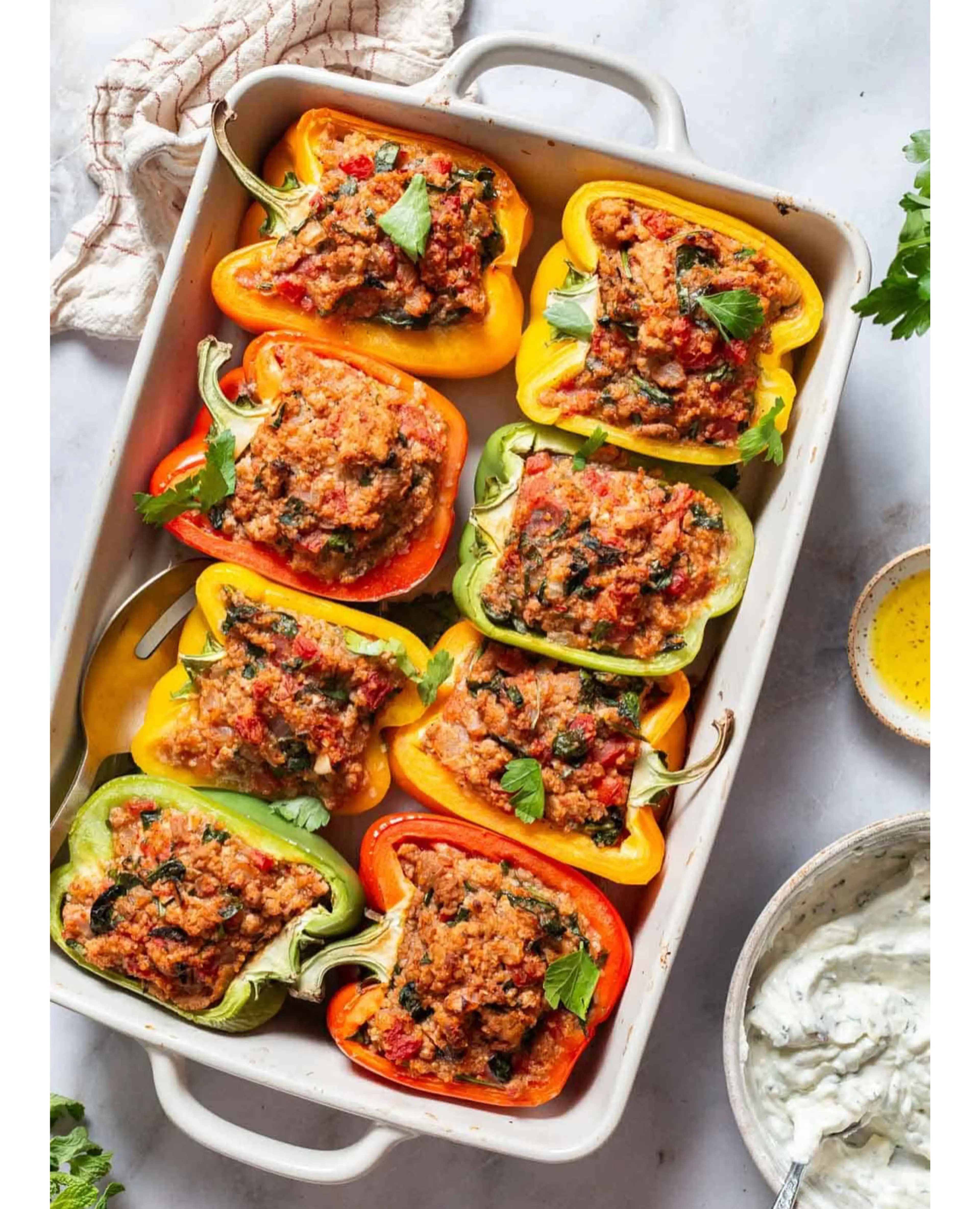 Mediterranean Stuffed Peppers