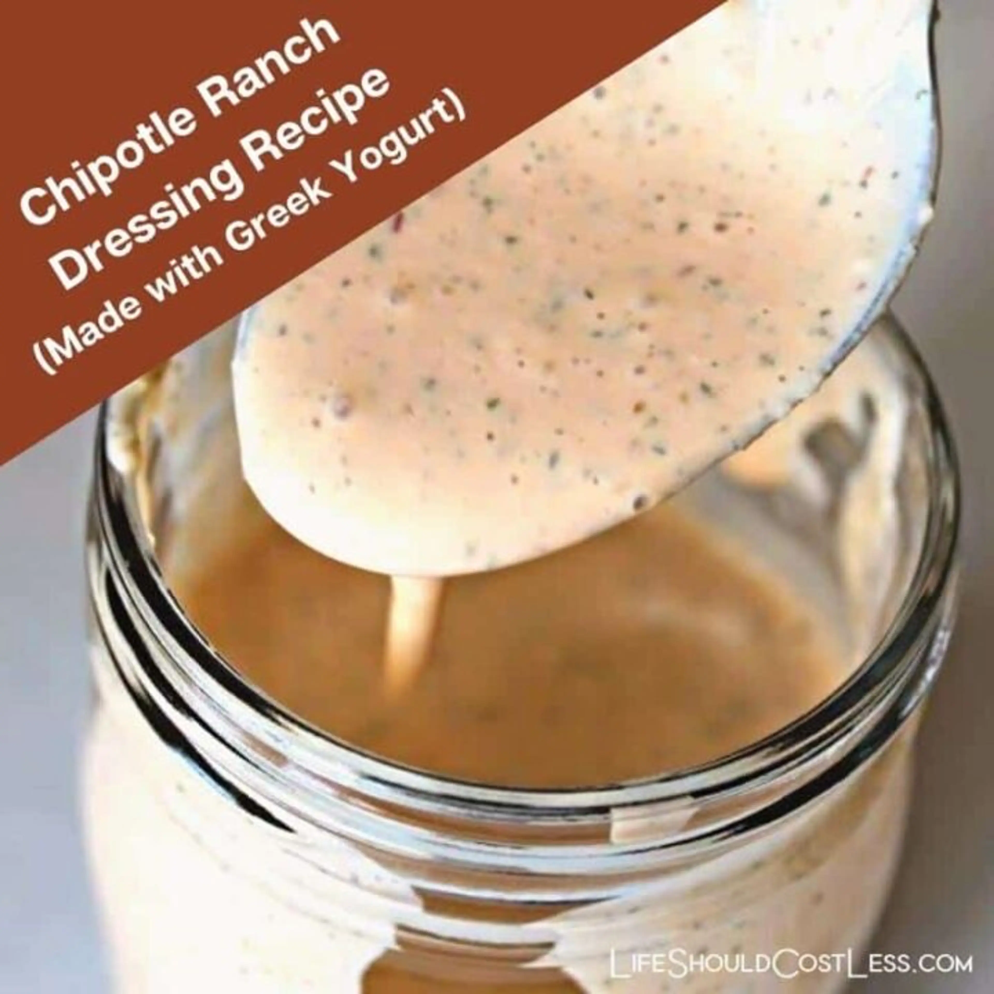 Chipotle Ranch Dressing Recipe (low fat & high protein with