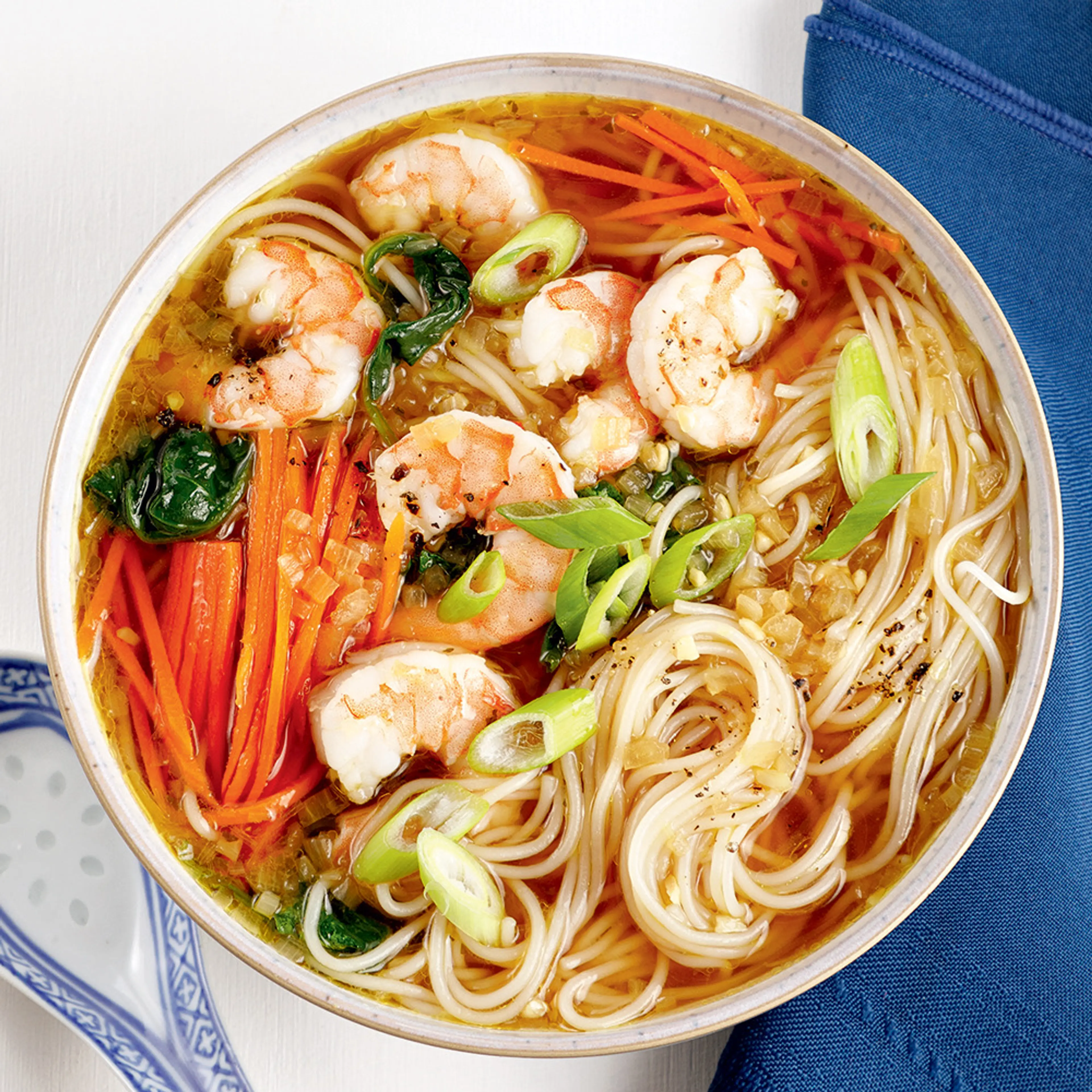 Soupe miso aux crevettes