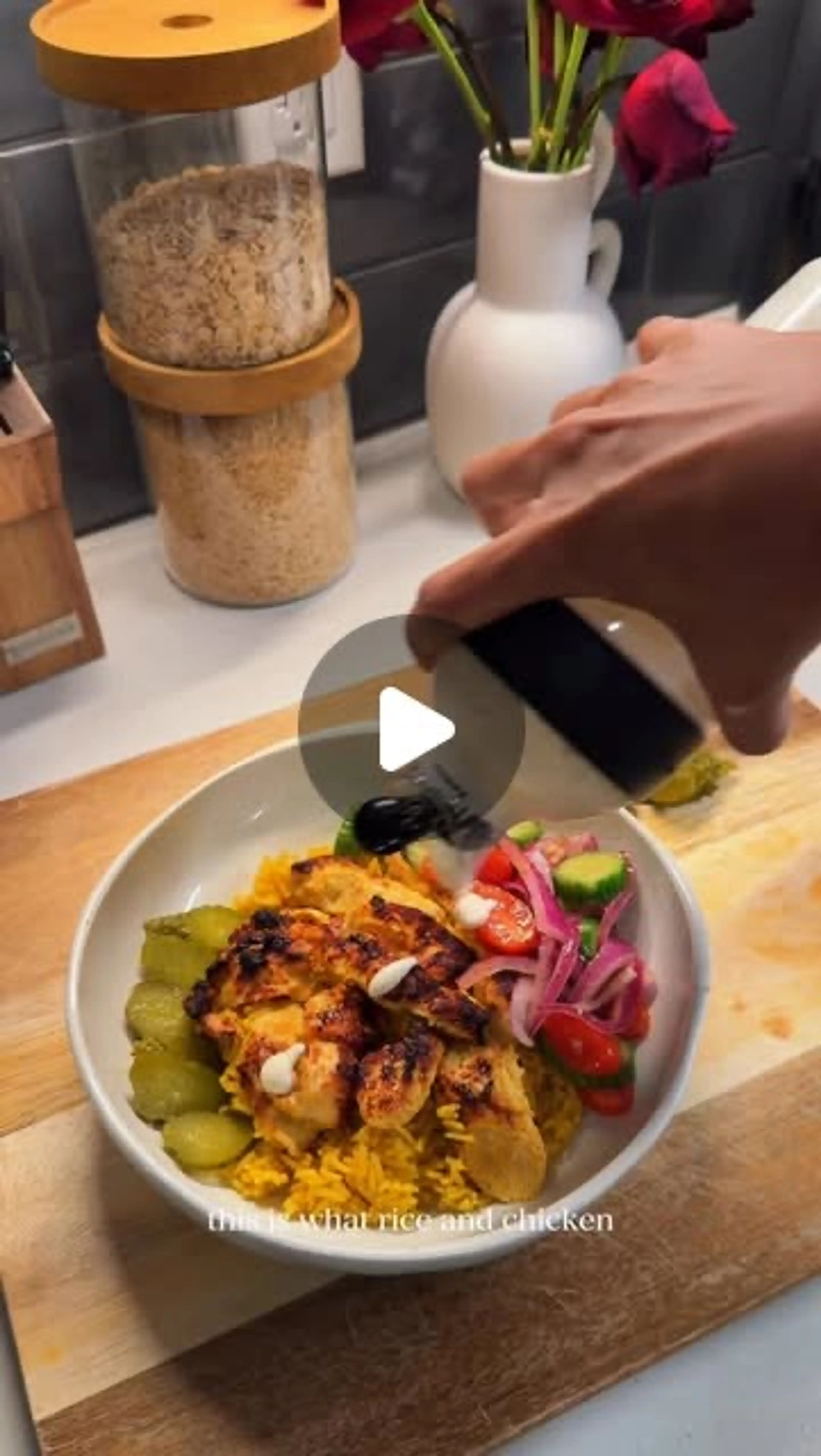 Day 10/30: Shawarma Chicken Bowl