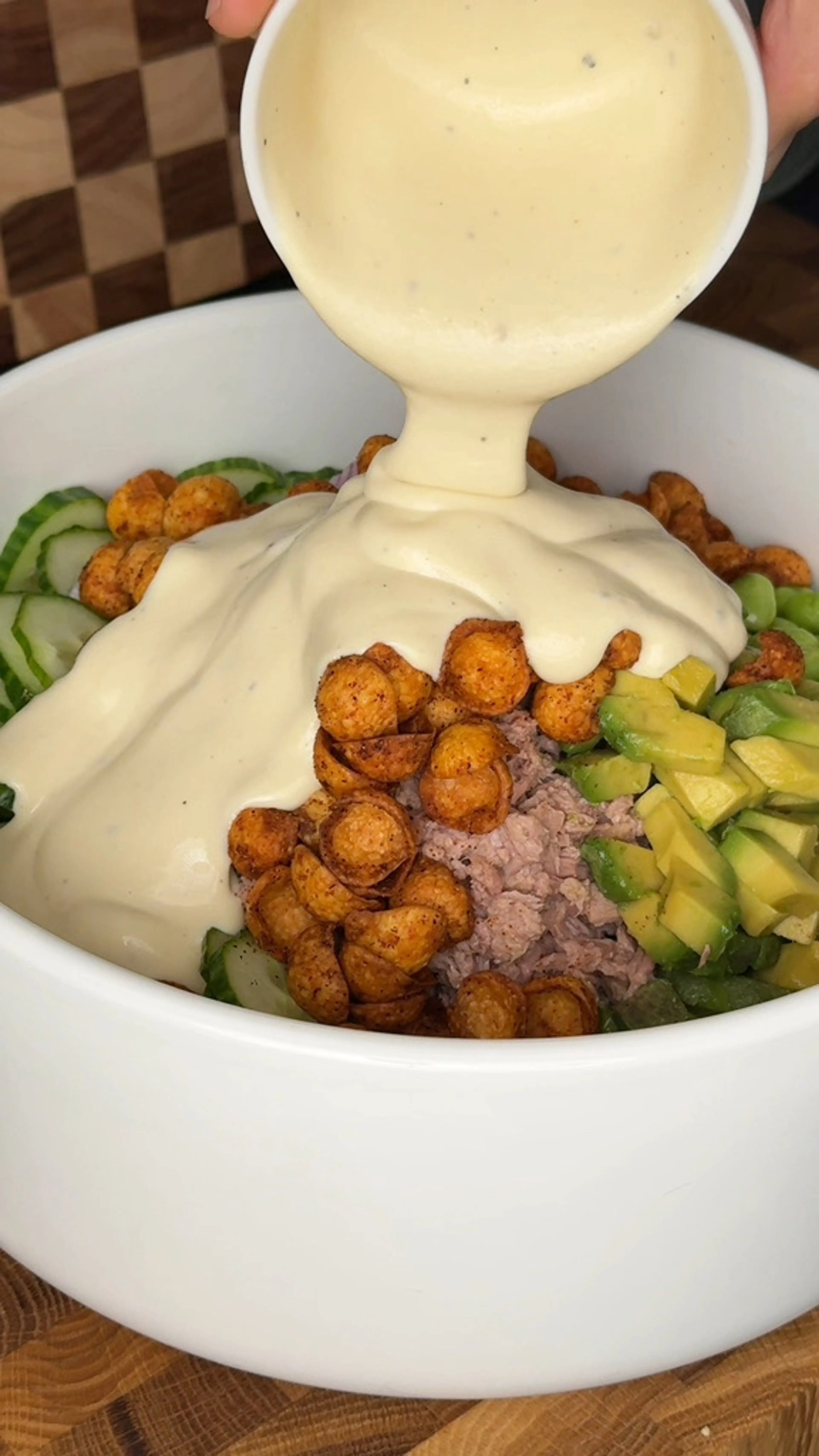Crispy Pasta Honey Dijon Tuna Salad Using Safe Catch Wild El