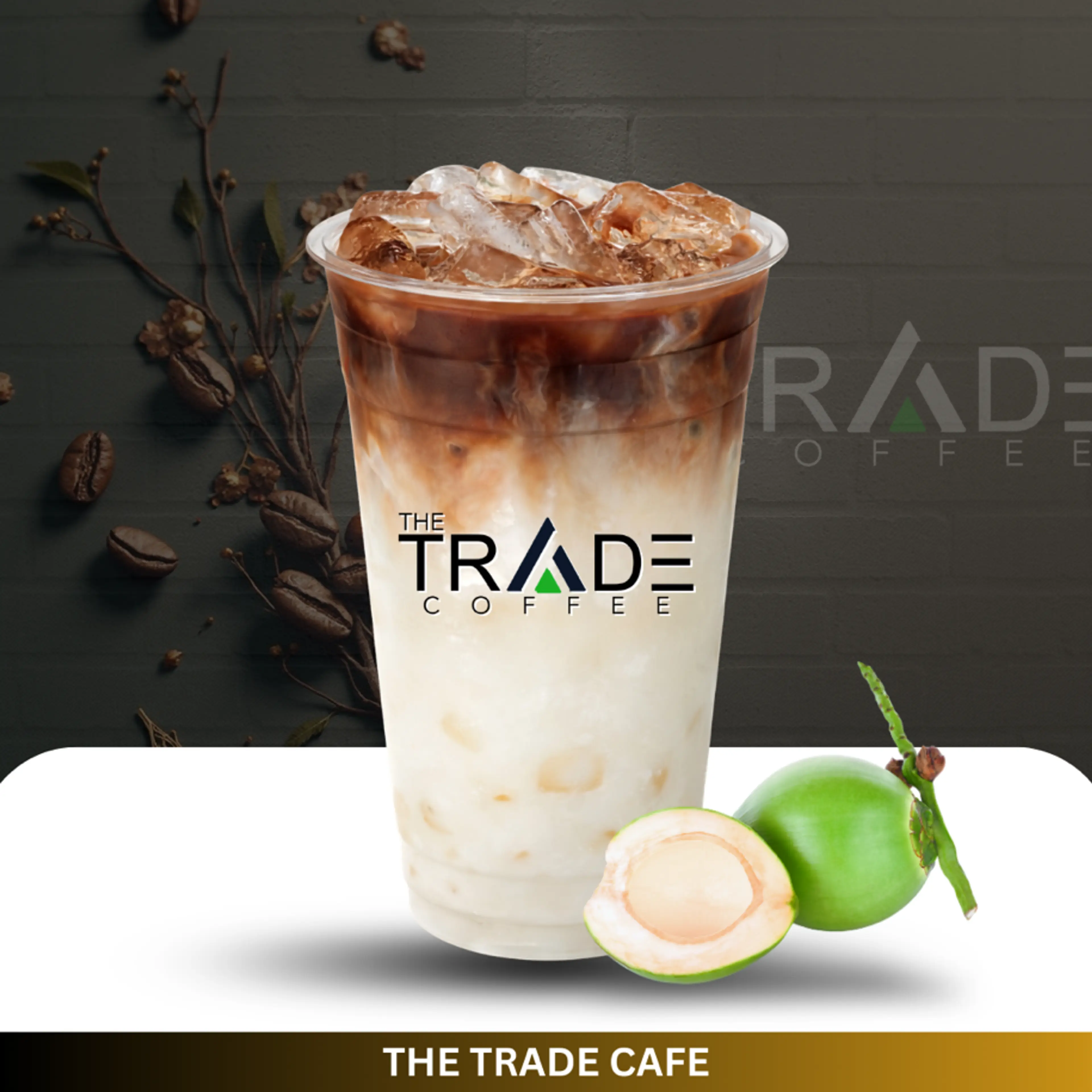 ลาเต้มะพร้าว