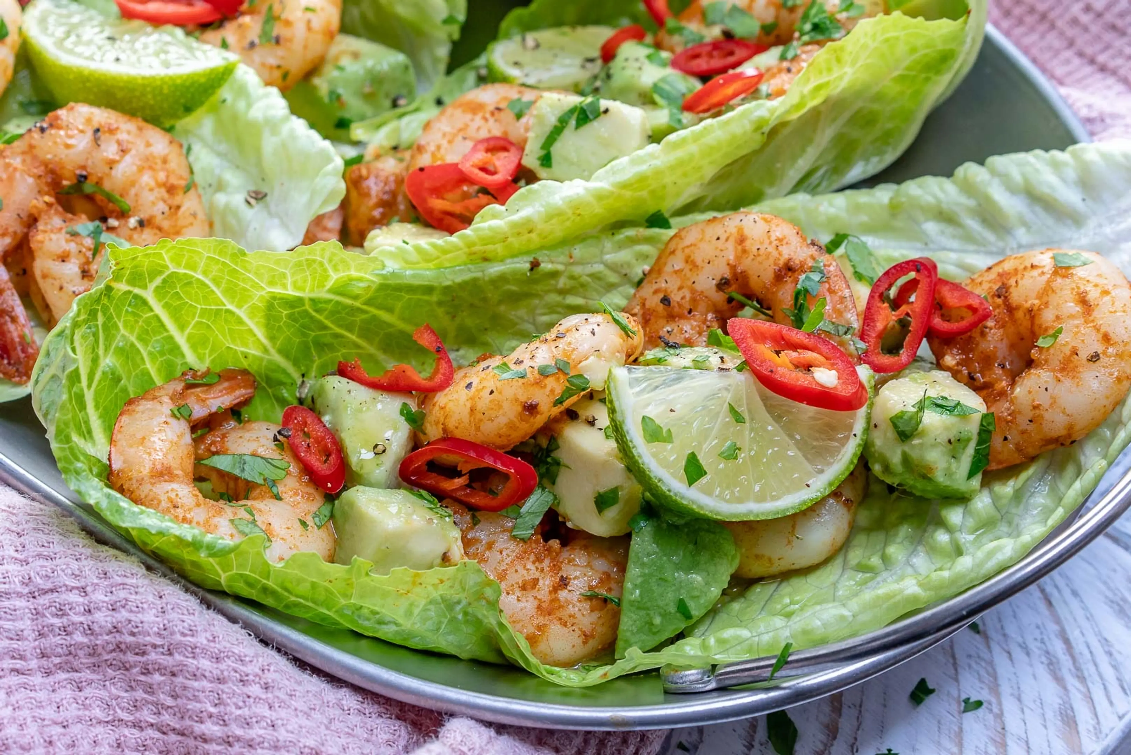 Chili Lime Shrimp Wraps