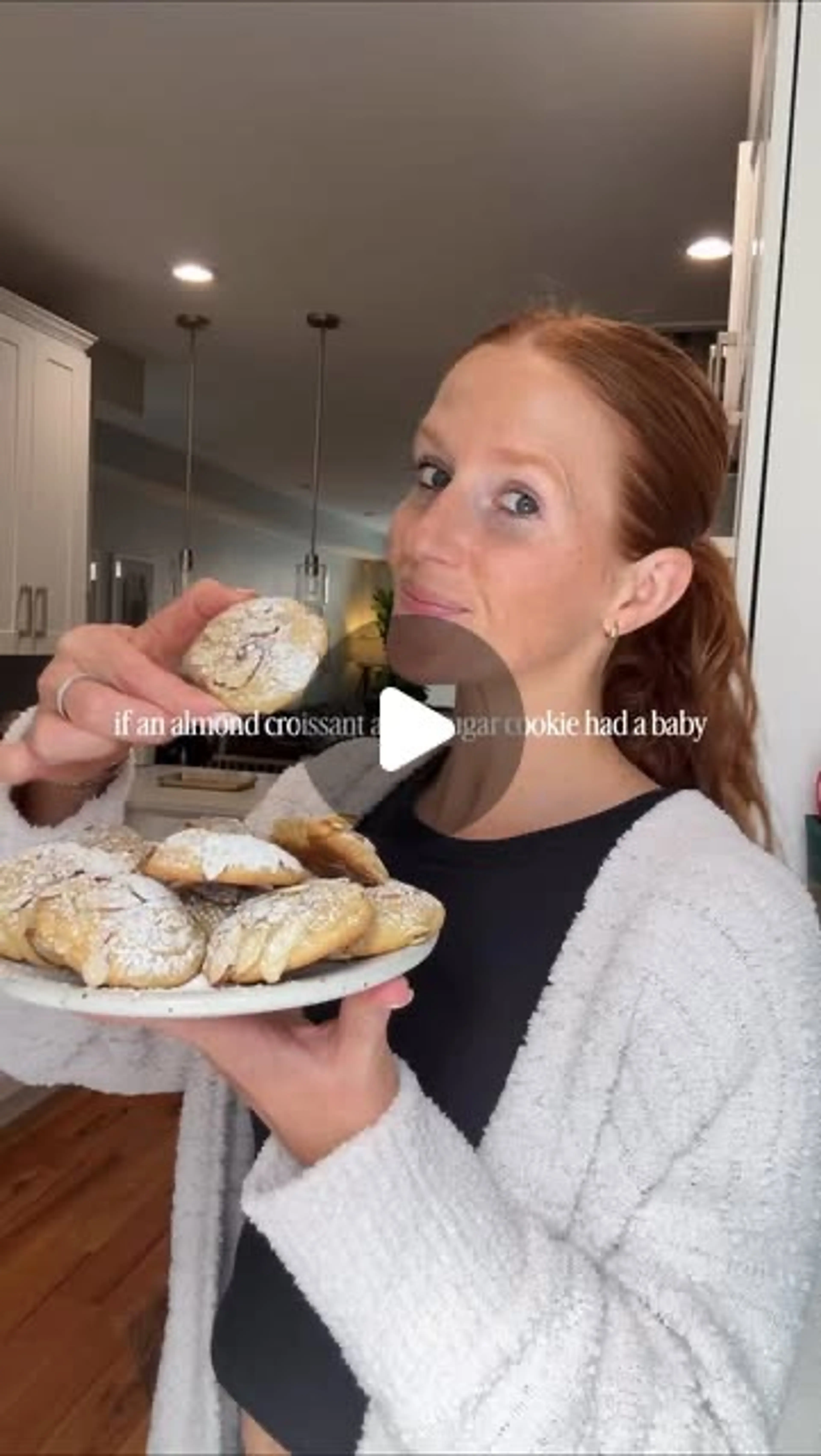 Almond Croissant Cookies