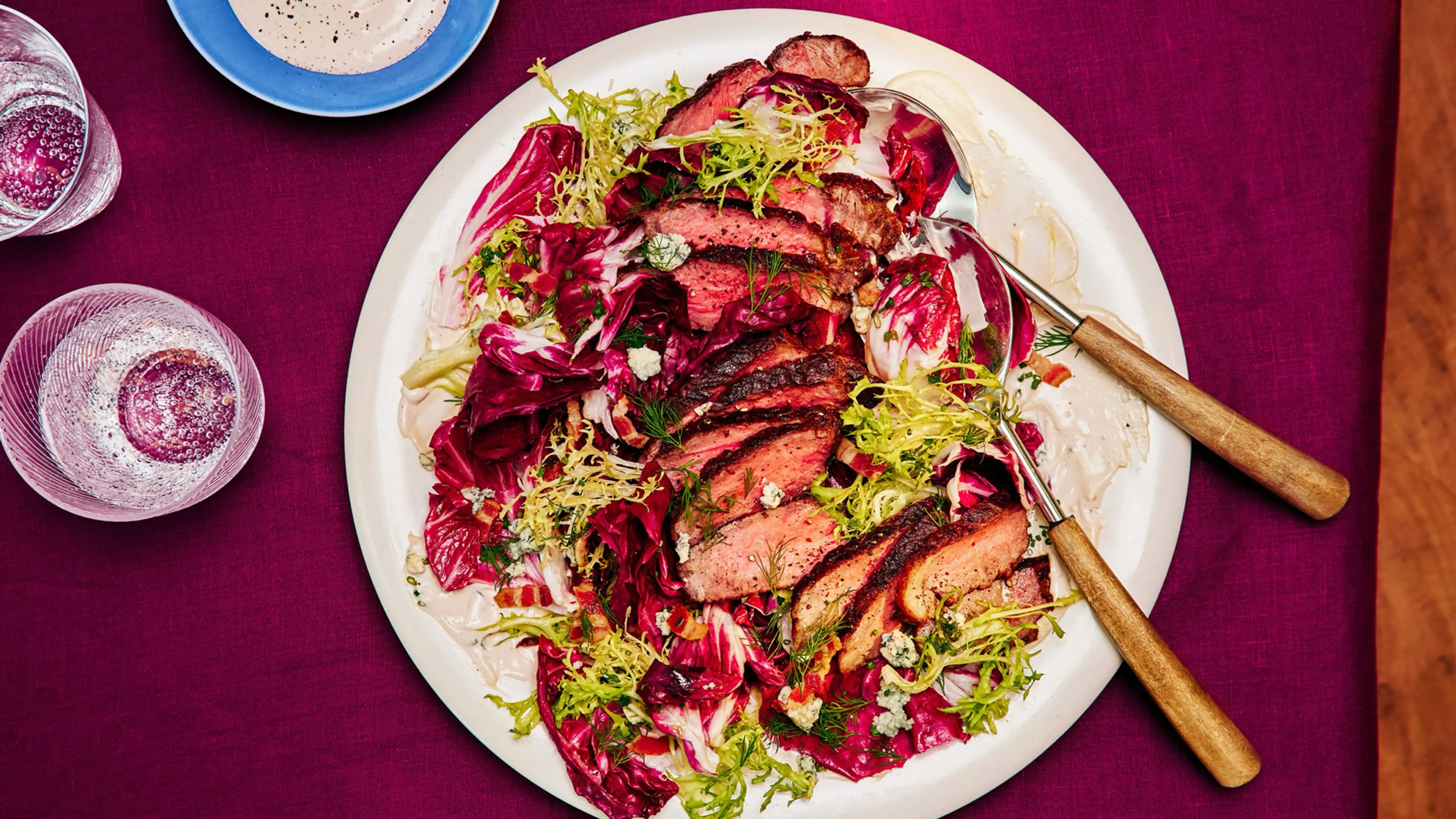 Steakhouse Salad With Black Pepper Dressing
