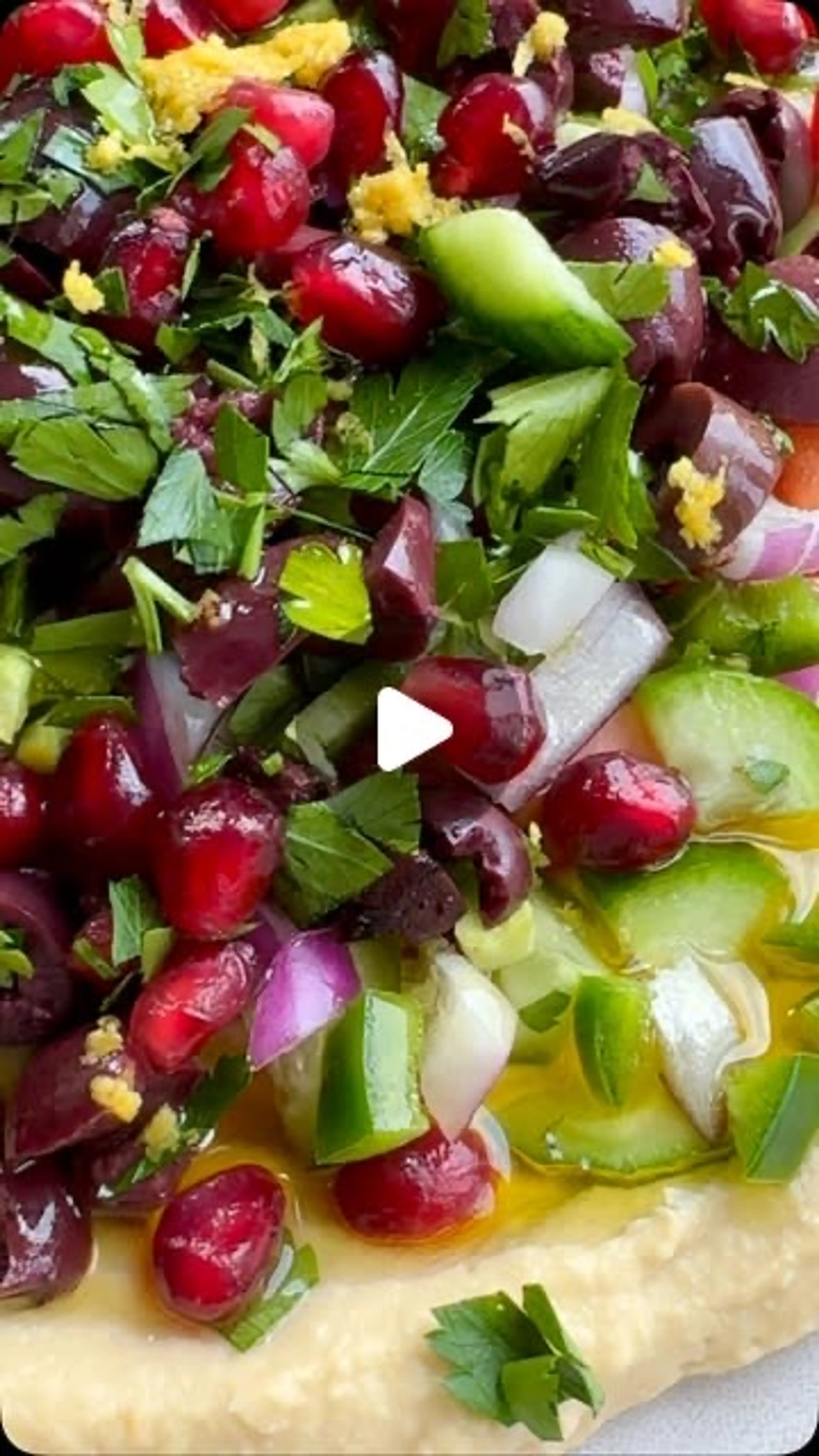 Loaded Hummus Appetizer