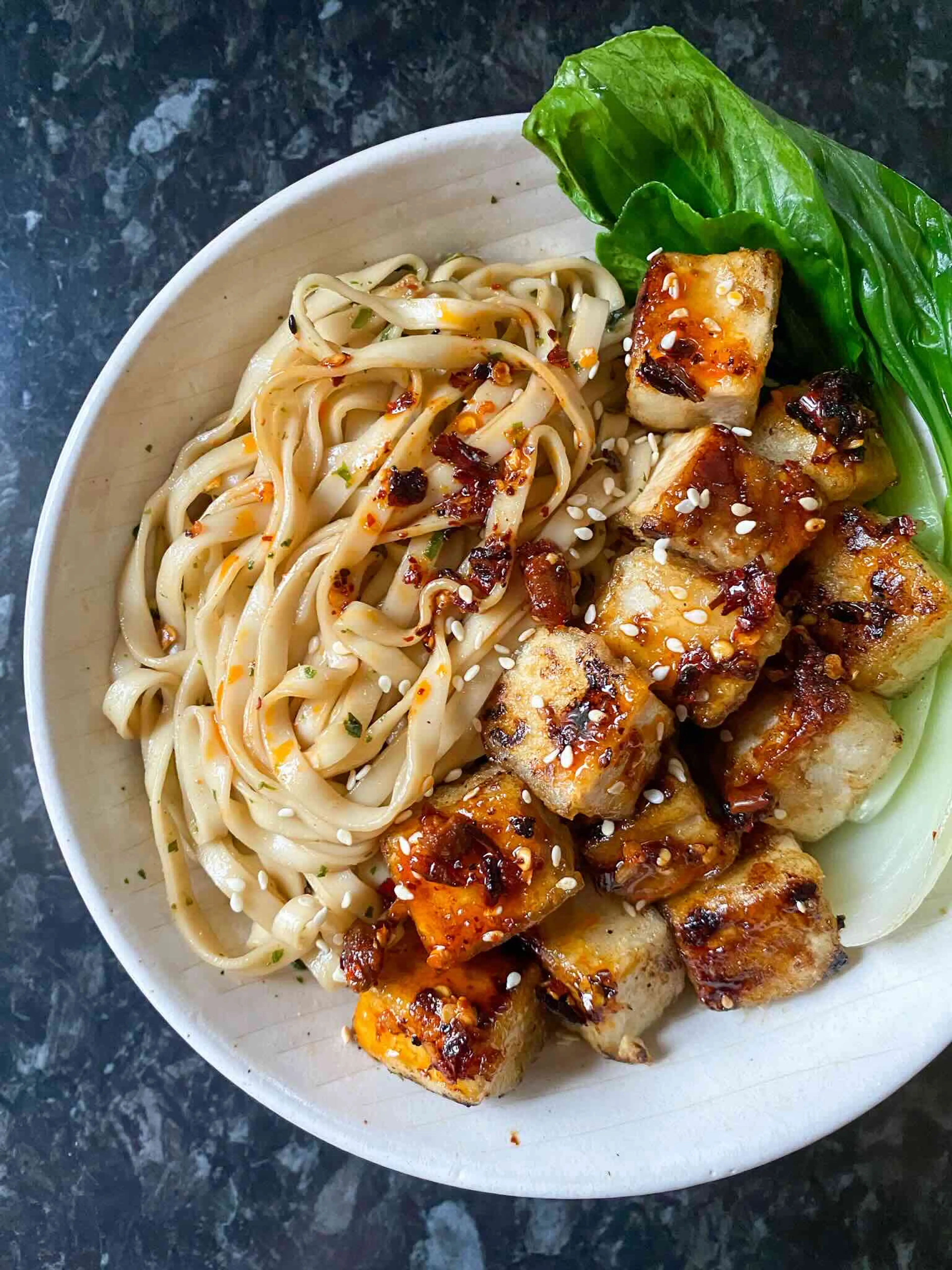 Crispy Soy & Garlic Tofu Bites