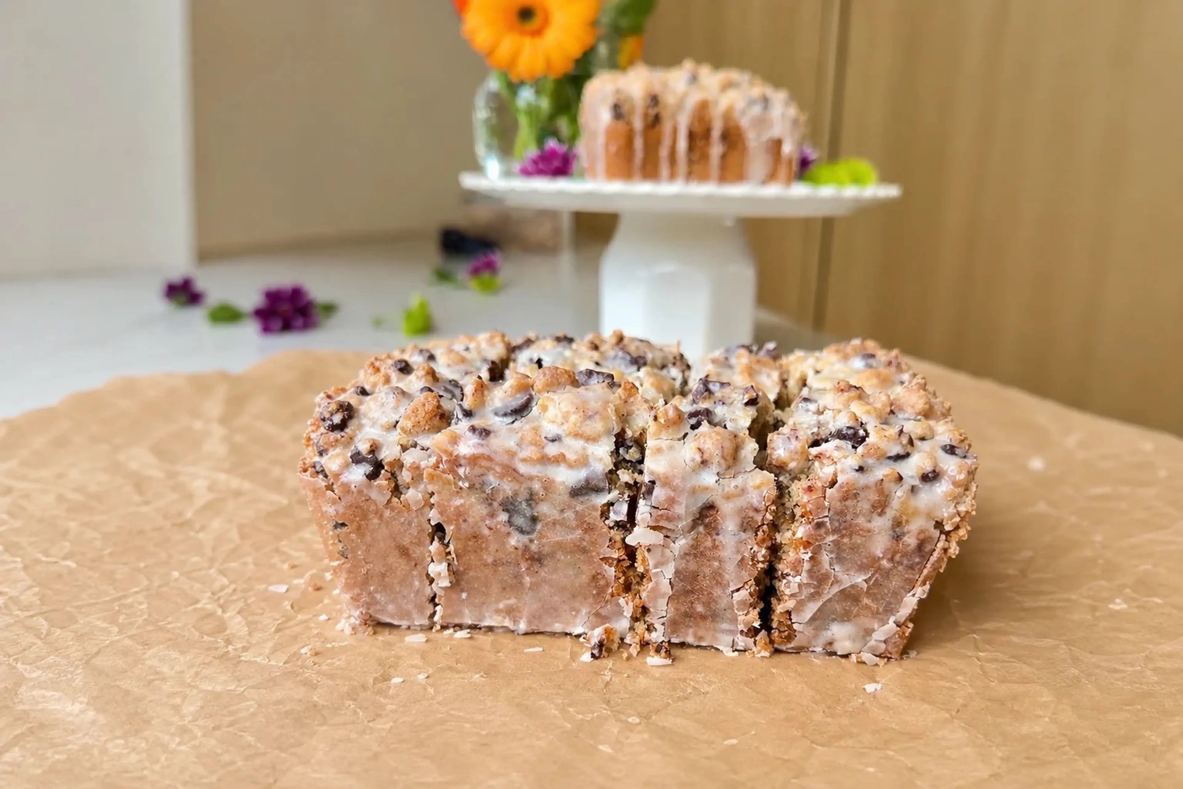 Chocolate Chip Cookie Donut Loaf