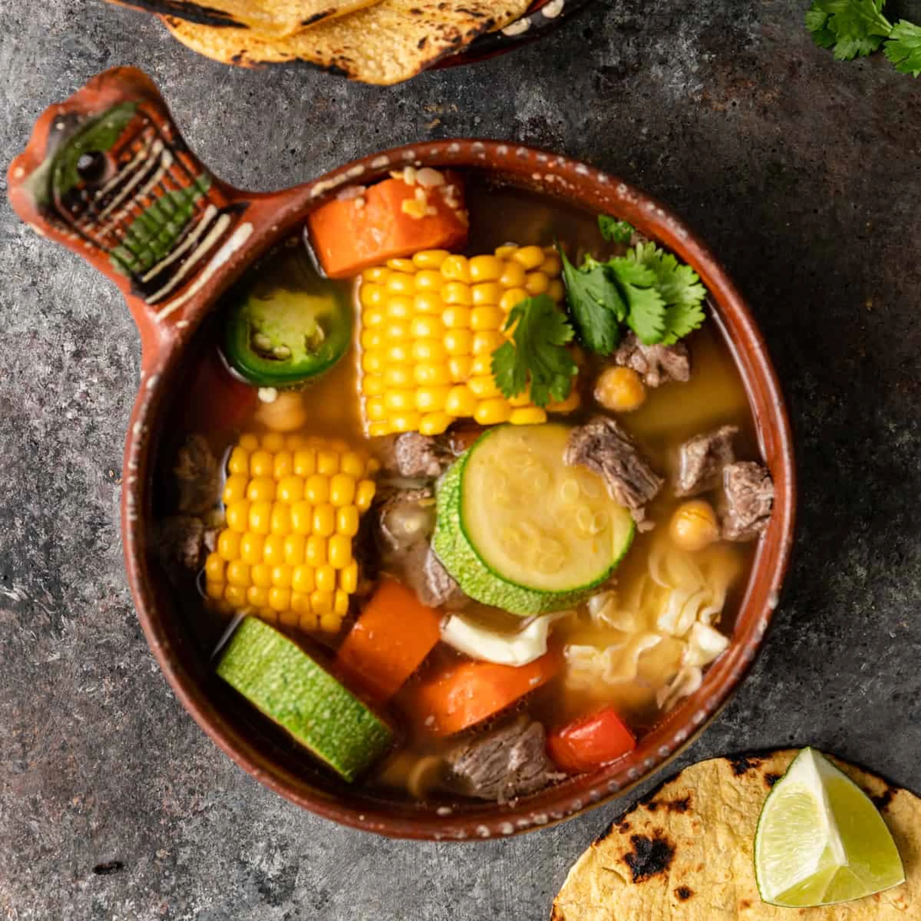 Caldo de Res (Vegetable Beef Soup)