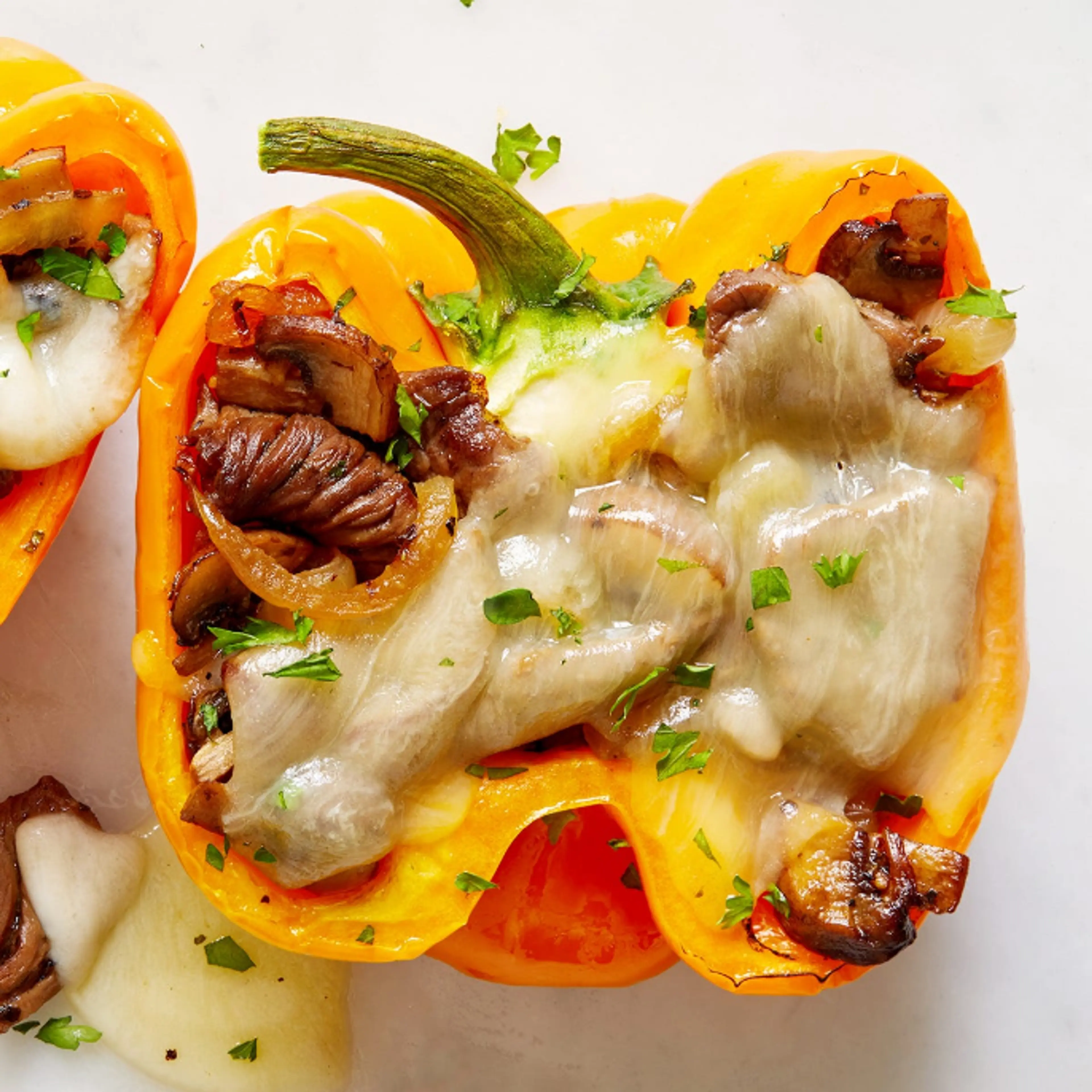 Cheesesteak-Stuffed Peppers