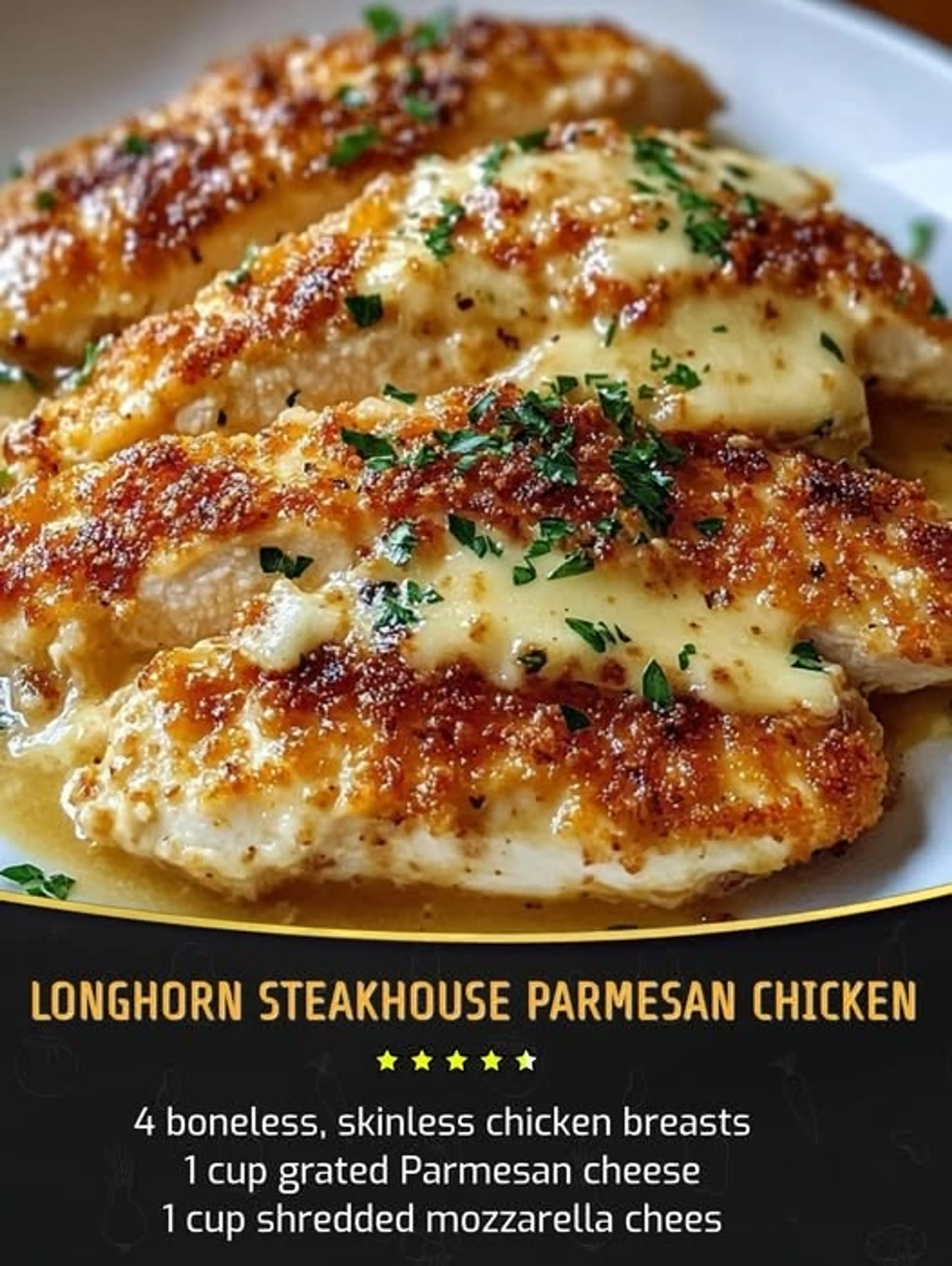 Longhorn Steakhouse Parmesan Chicken