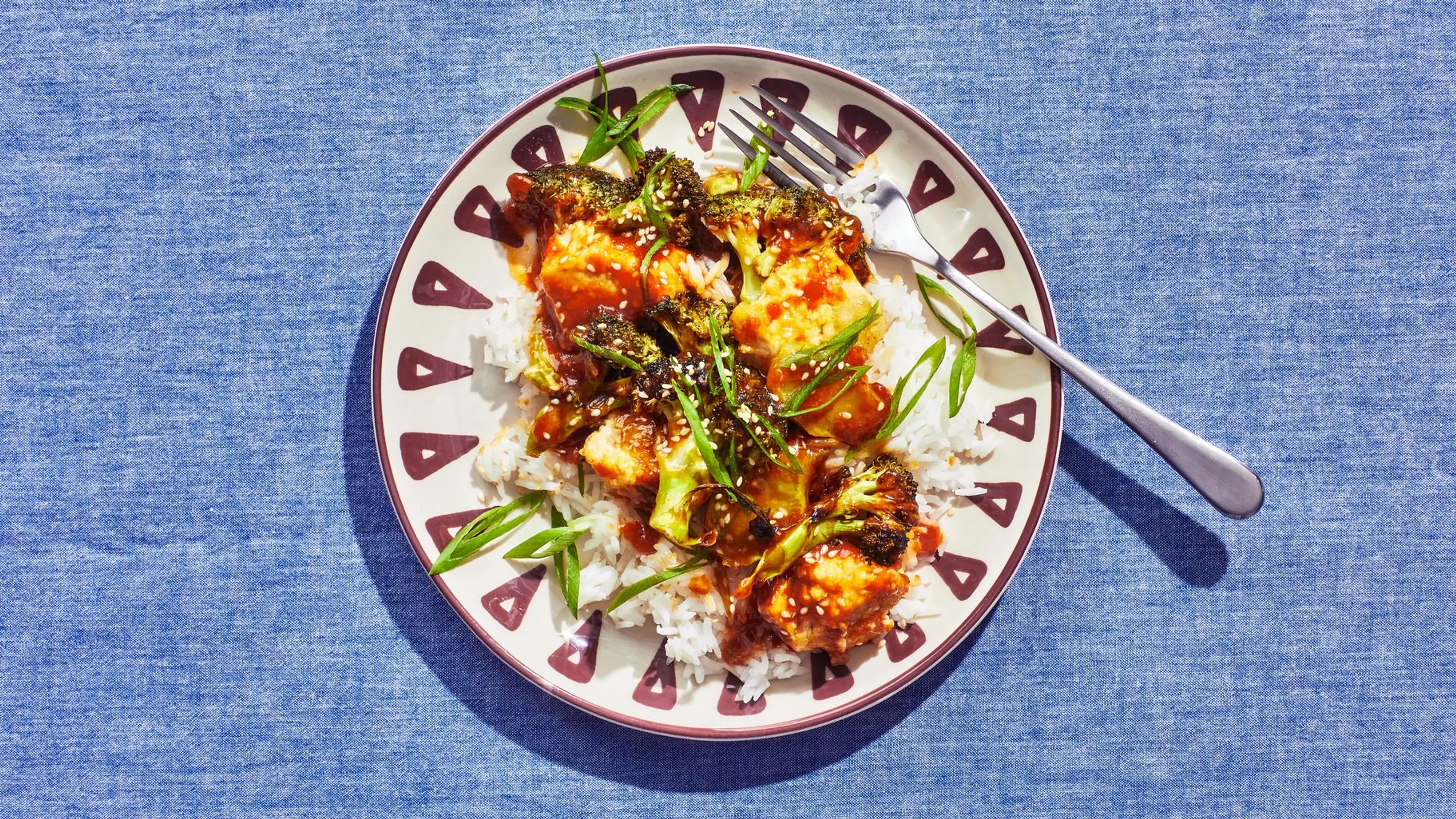 Sheet-Pan Orange Tofu and Broccoli