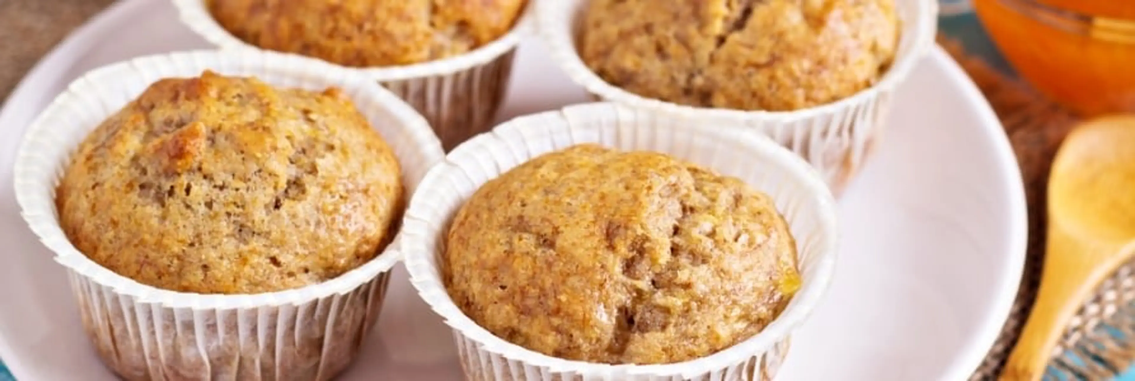 Banana Almond Muffins