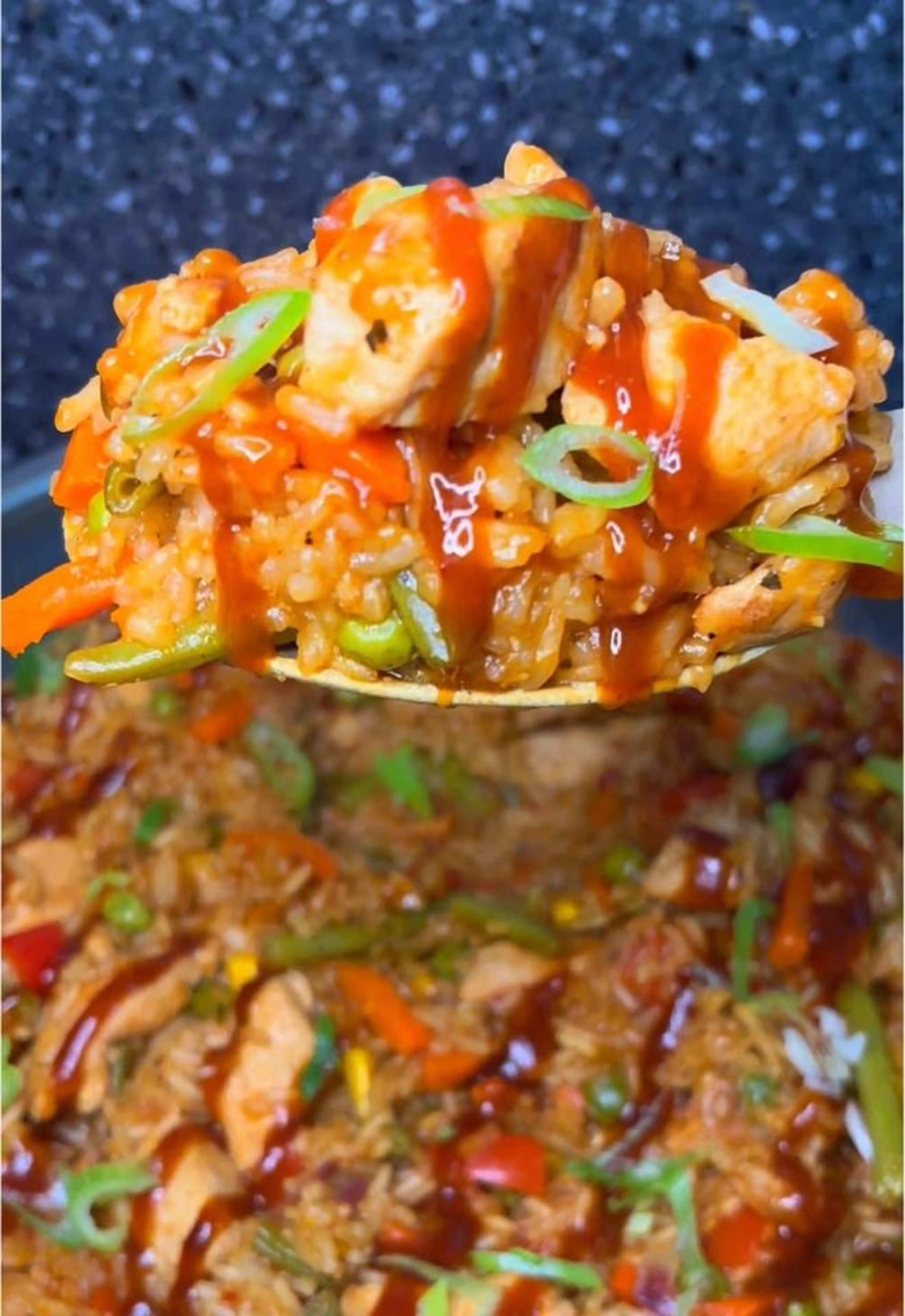 Honey Bbq Chicken Rice