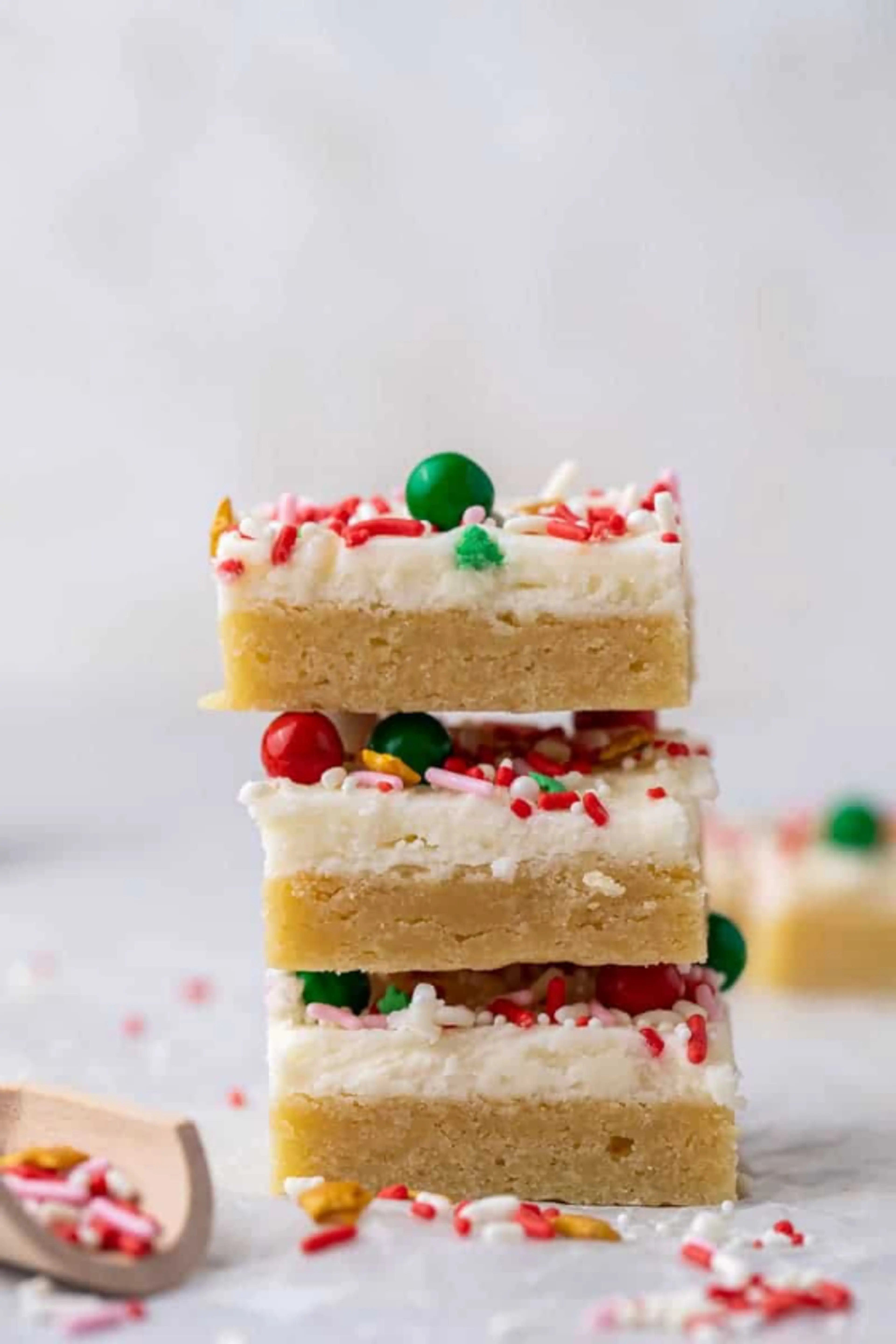 The best Christmas sugar cookie bars