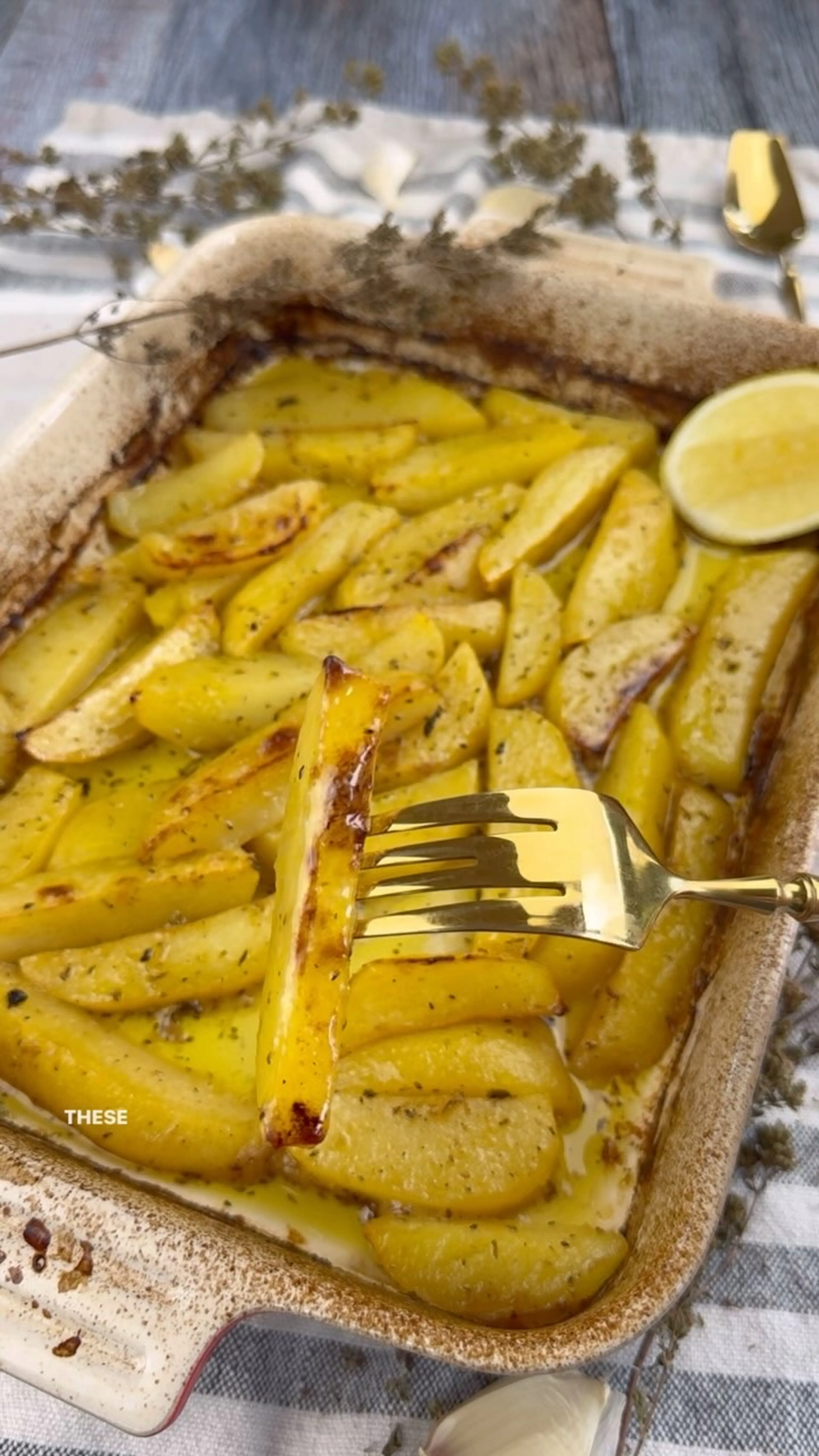 Lemon Greek Potatoes Are a Just Notch Above, They Simply Mel
