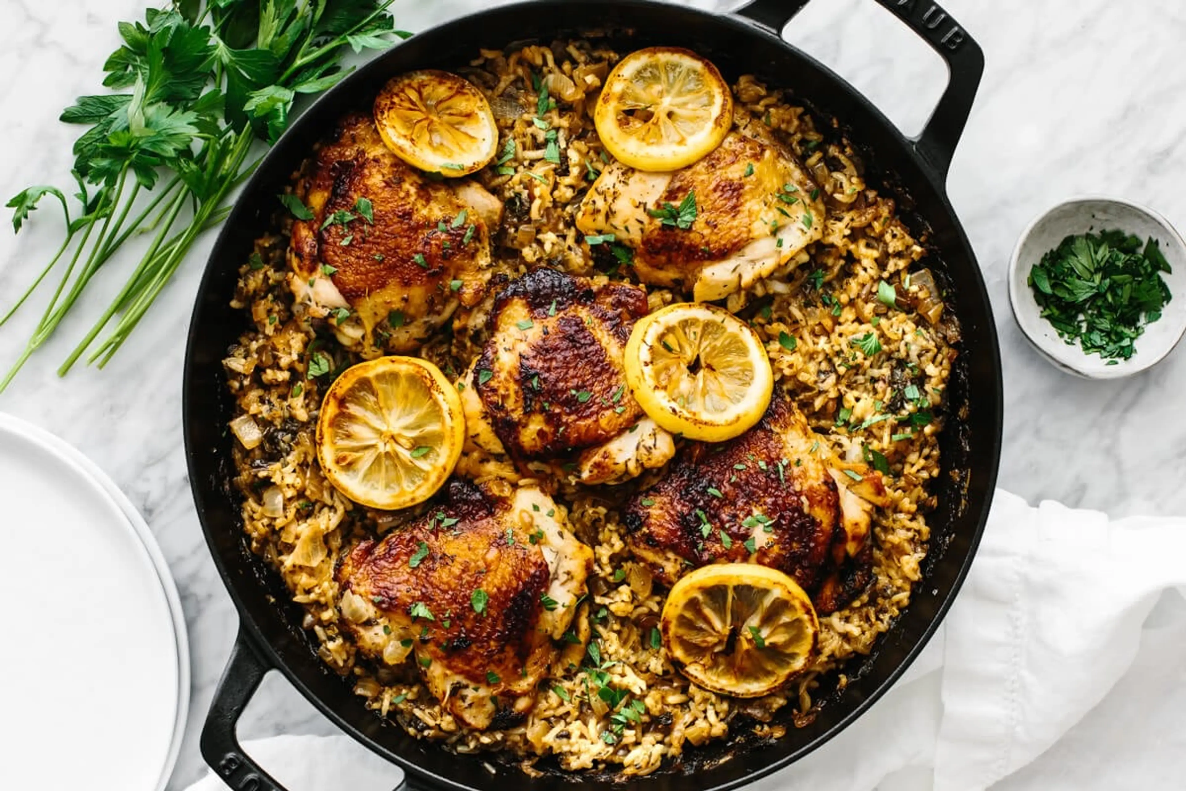 Best Chicken and Rice (One Pan)