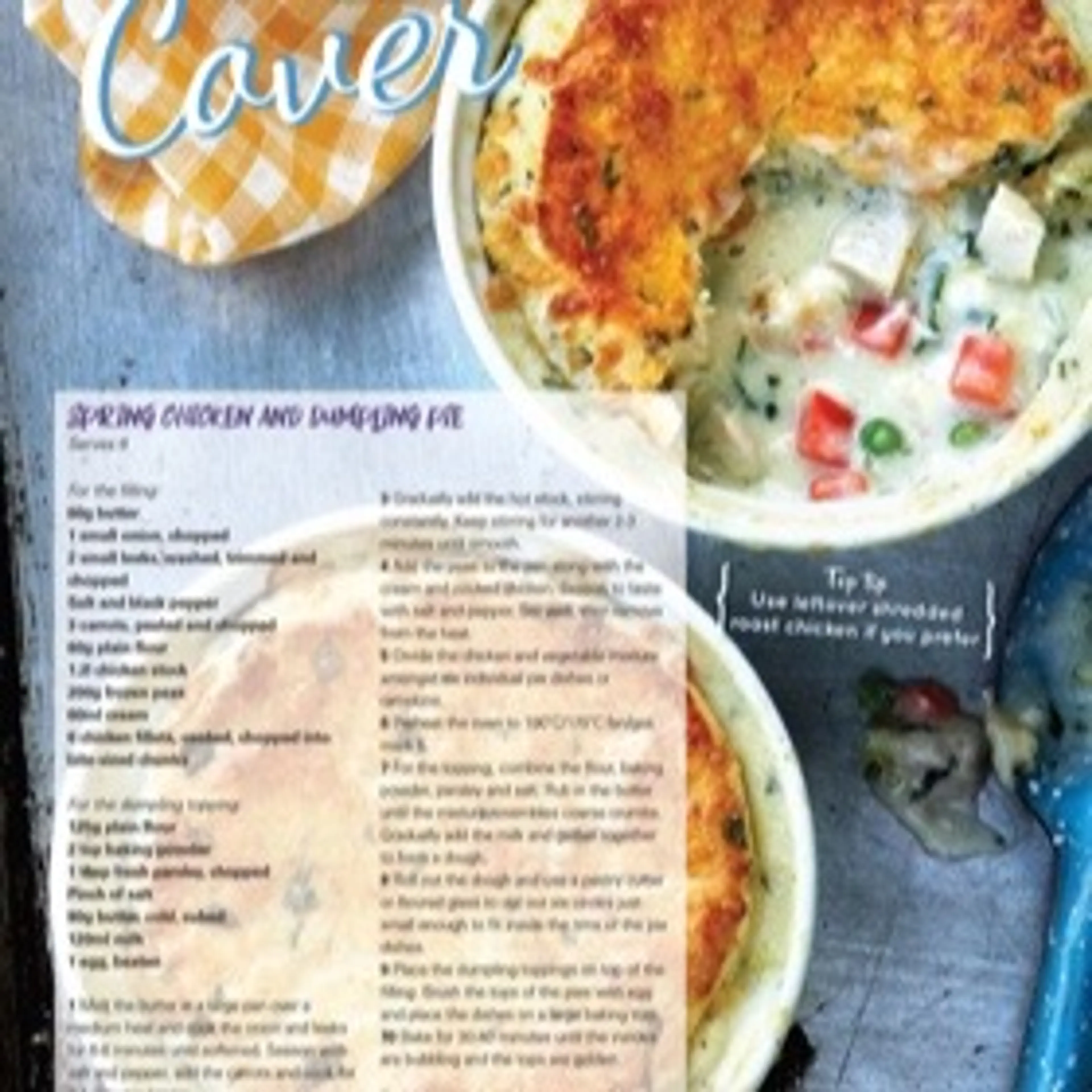 SPRING CHICKEN AND DUMPLING PIE