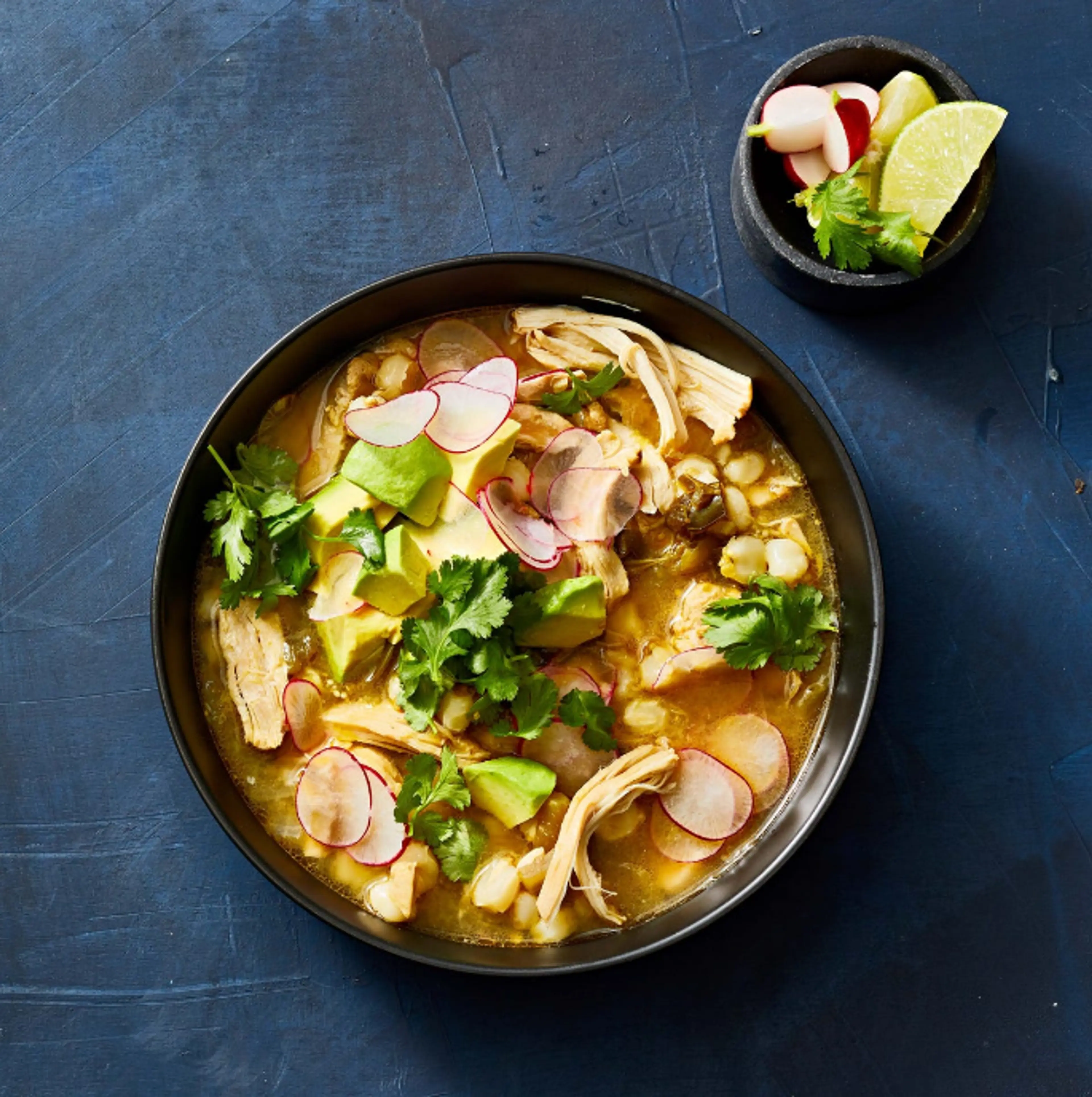 Slow Cooker Chicken Pozole Verde