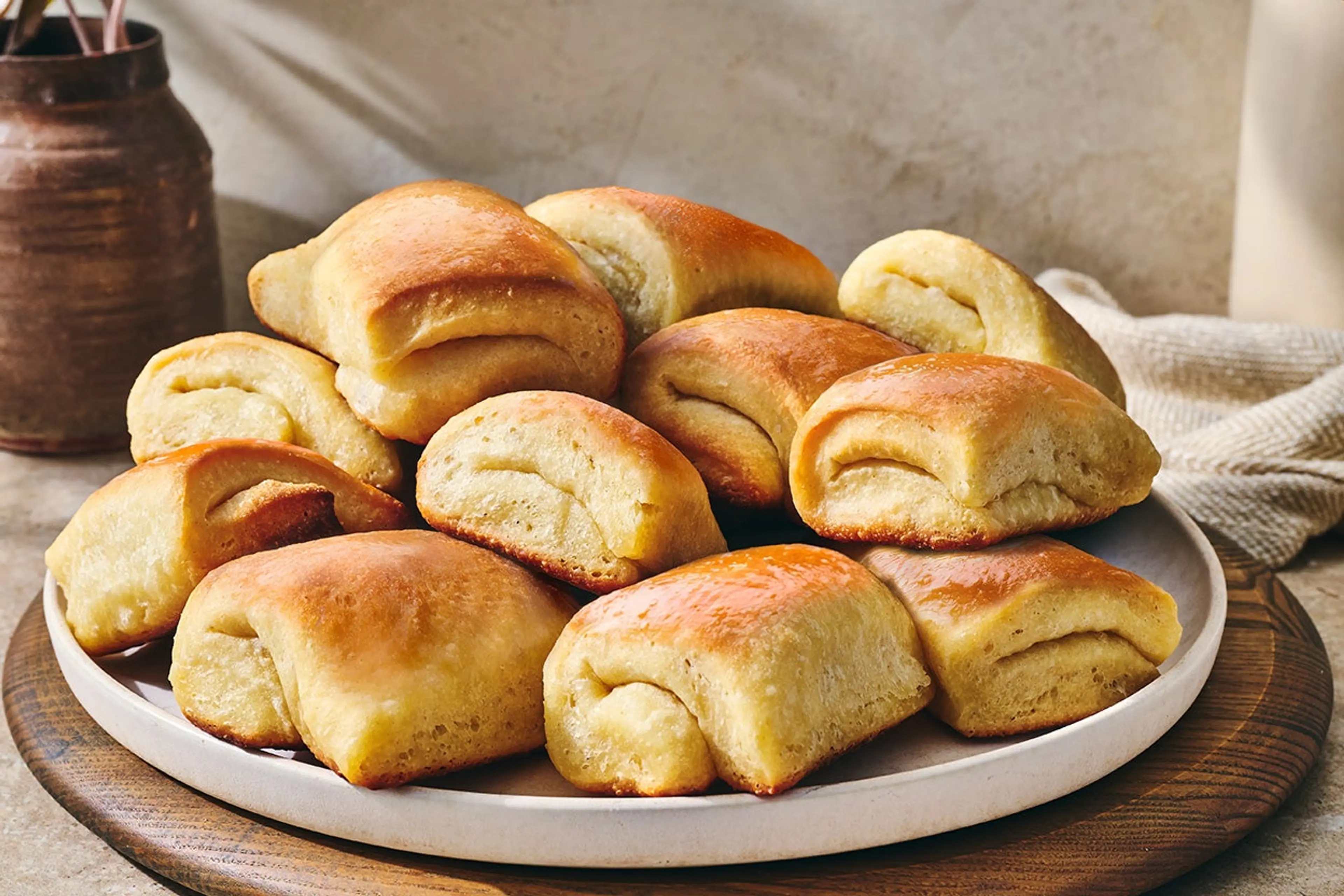 Parker House Rolls - Tangzhong Variation