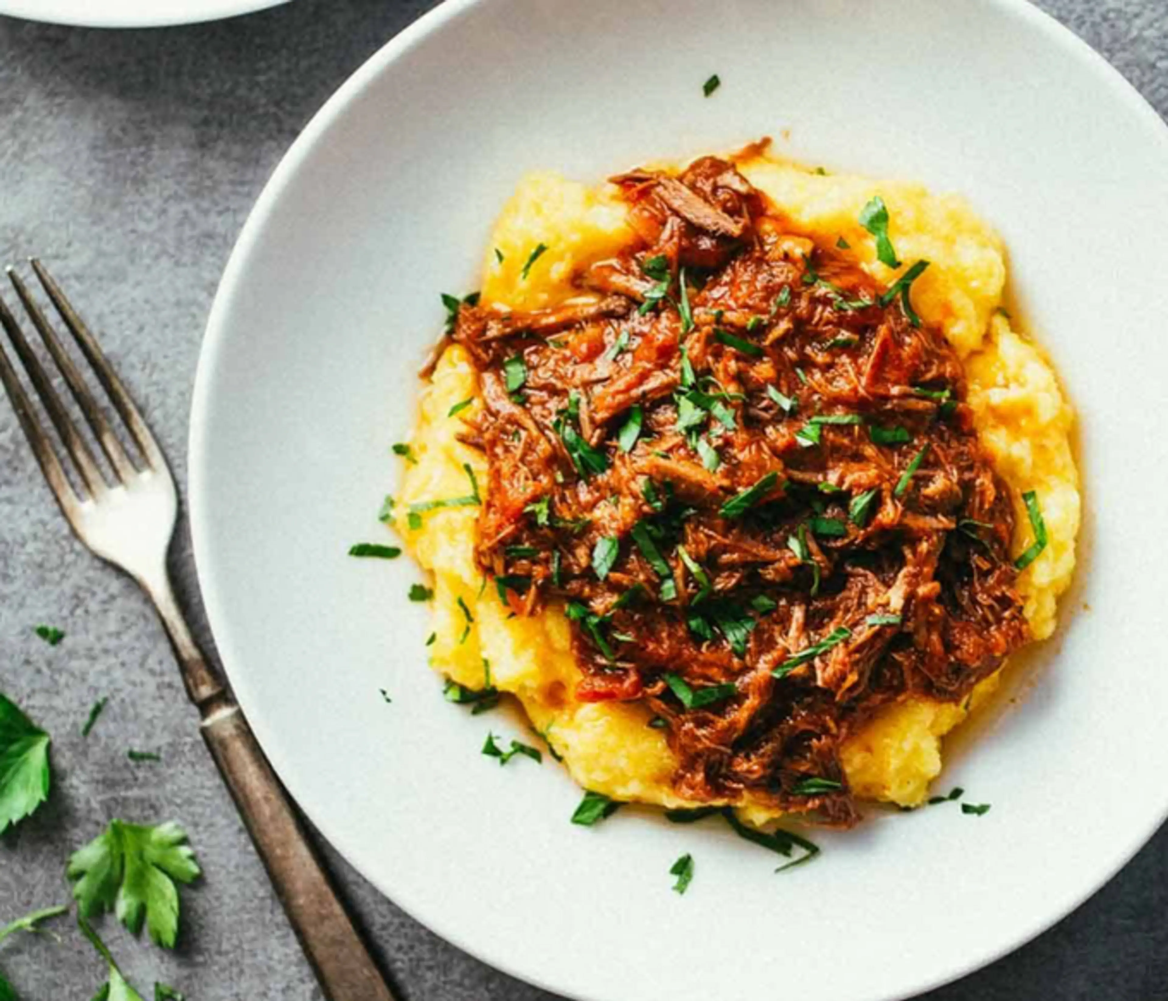 Polenta Topping: Slow-Cooker Braised Beef Ragu