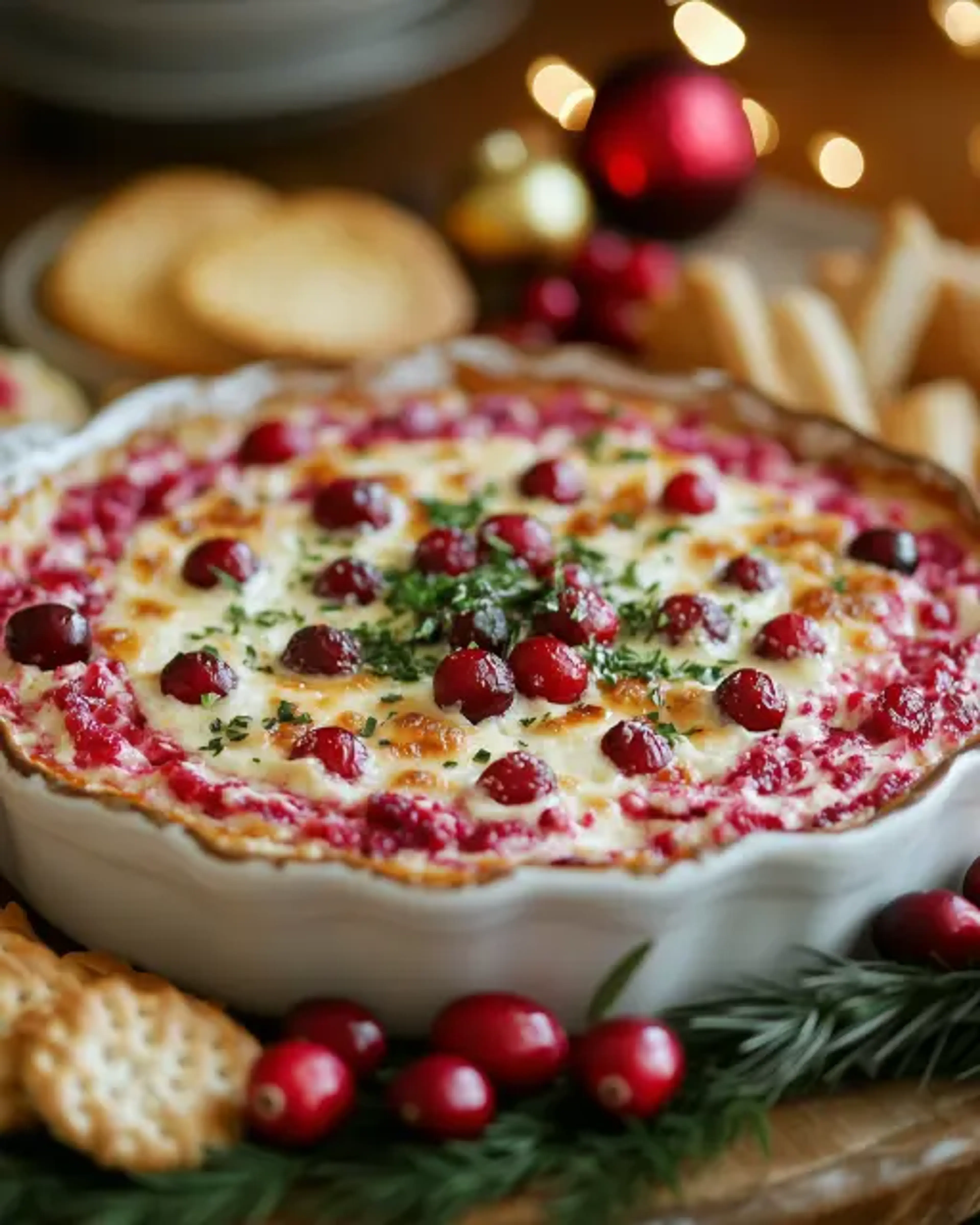 Baked Cream Cheese Cranberry Dip