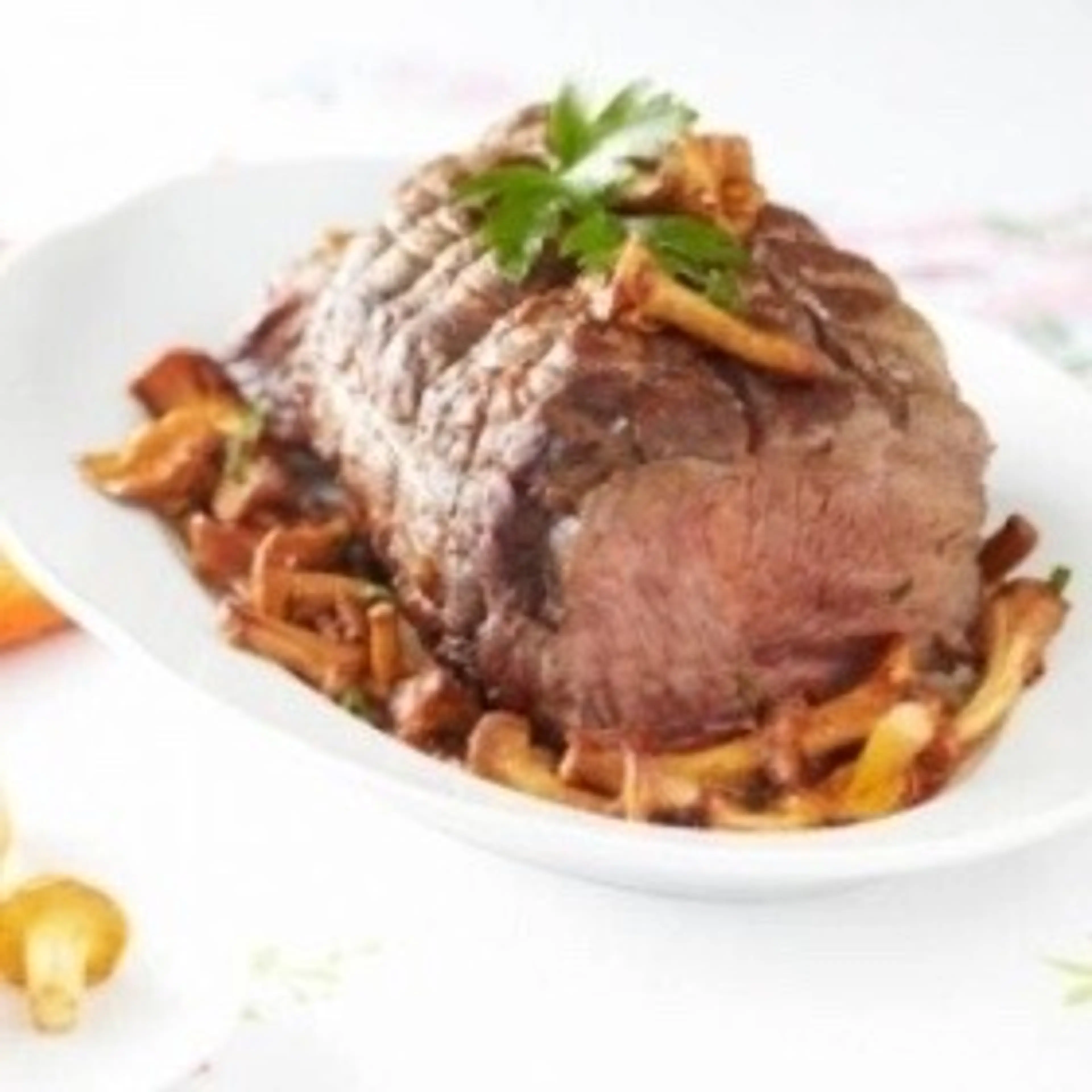 Rôti De Veau Aux Girolles