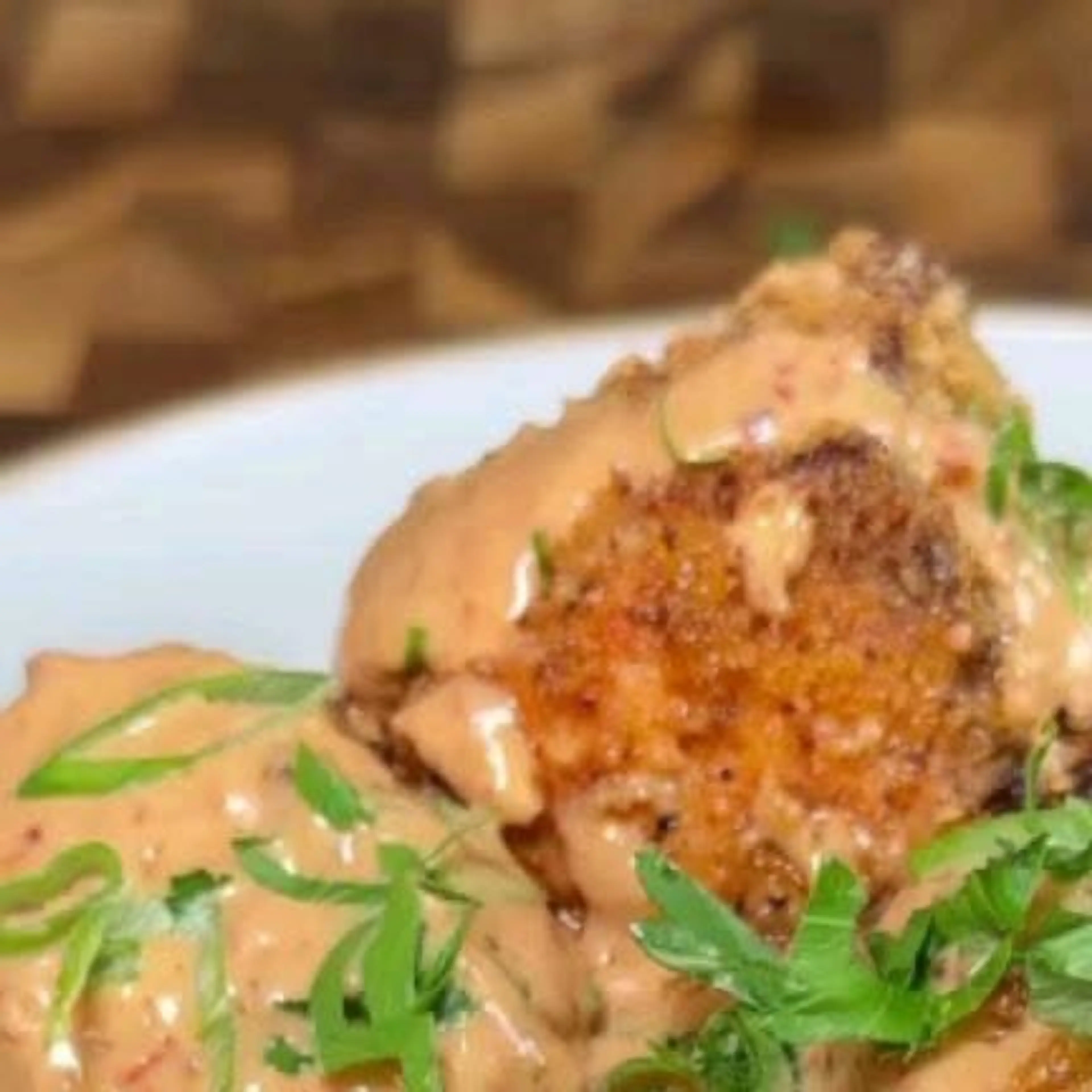Air Fryer Crispy Salmon Bites with a Low Cal Chipotle Sauce