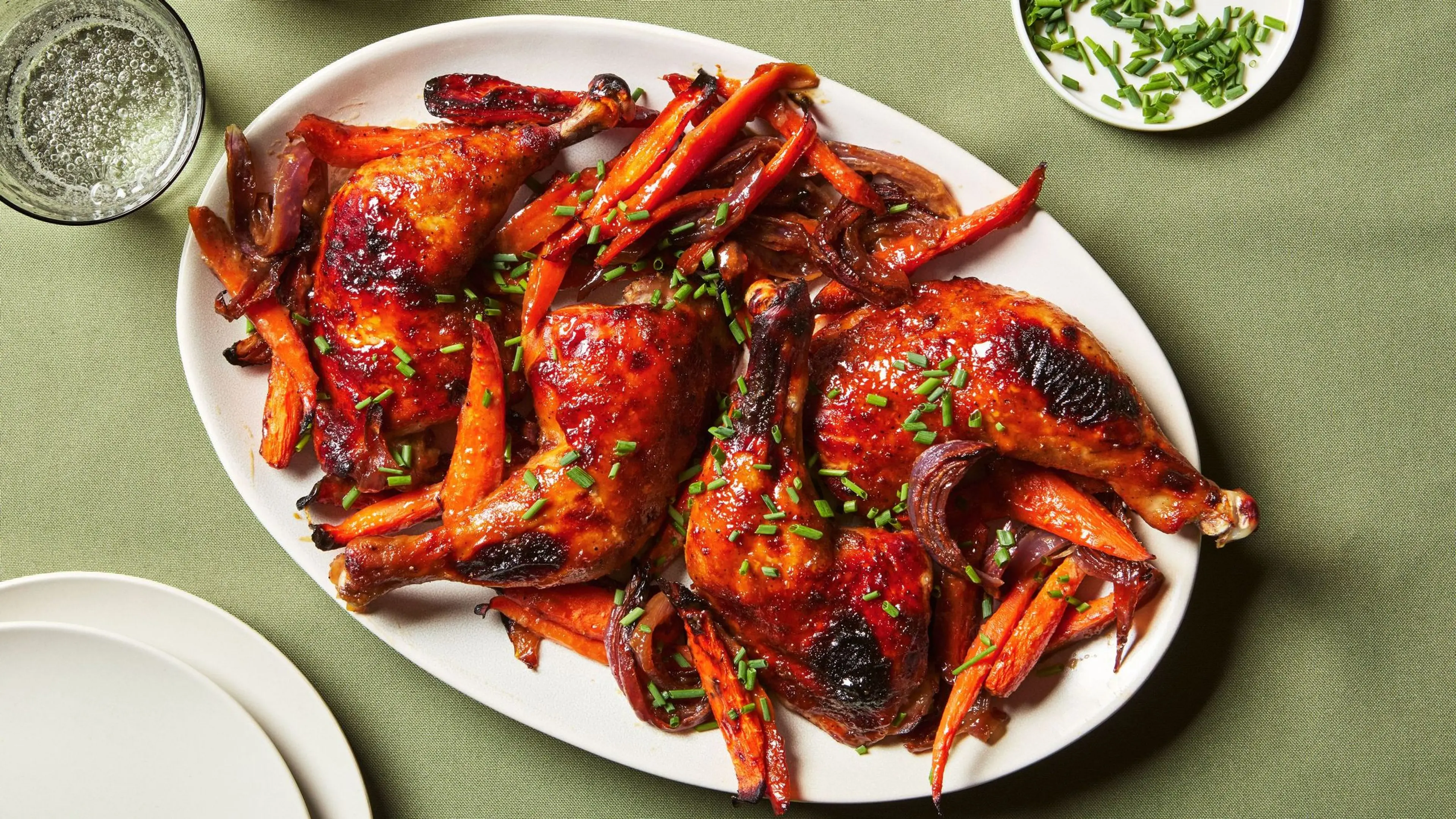 Sheet-Pan Sticky Apricot Chicken