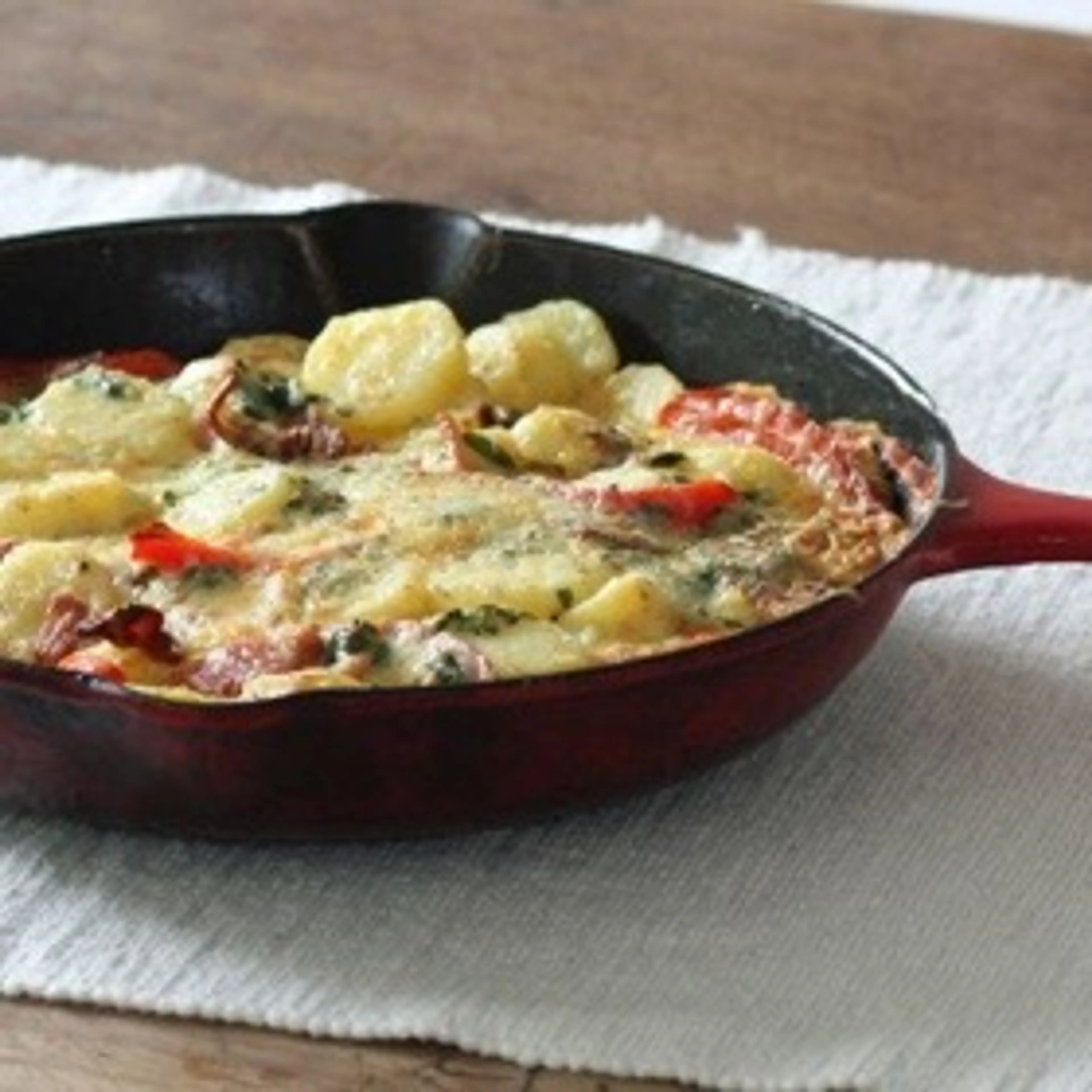 Cheddar and Bacon Frittata
