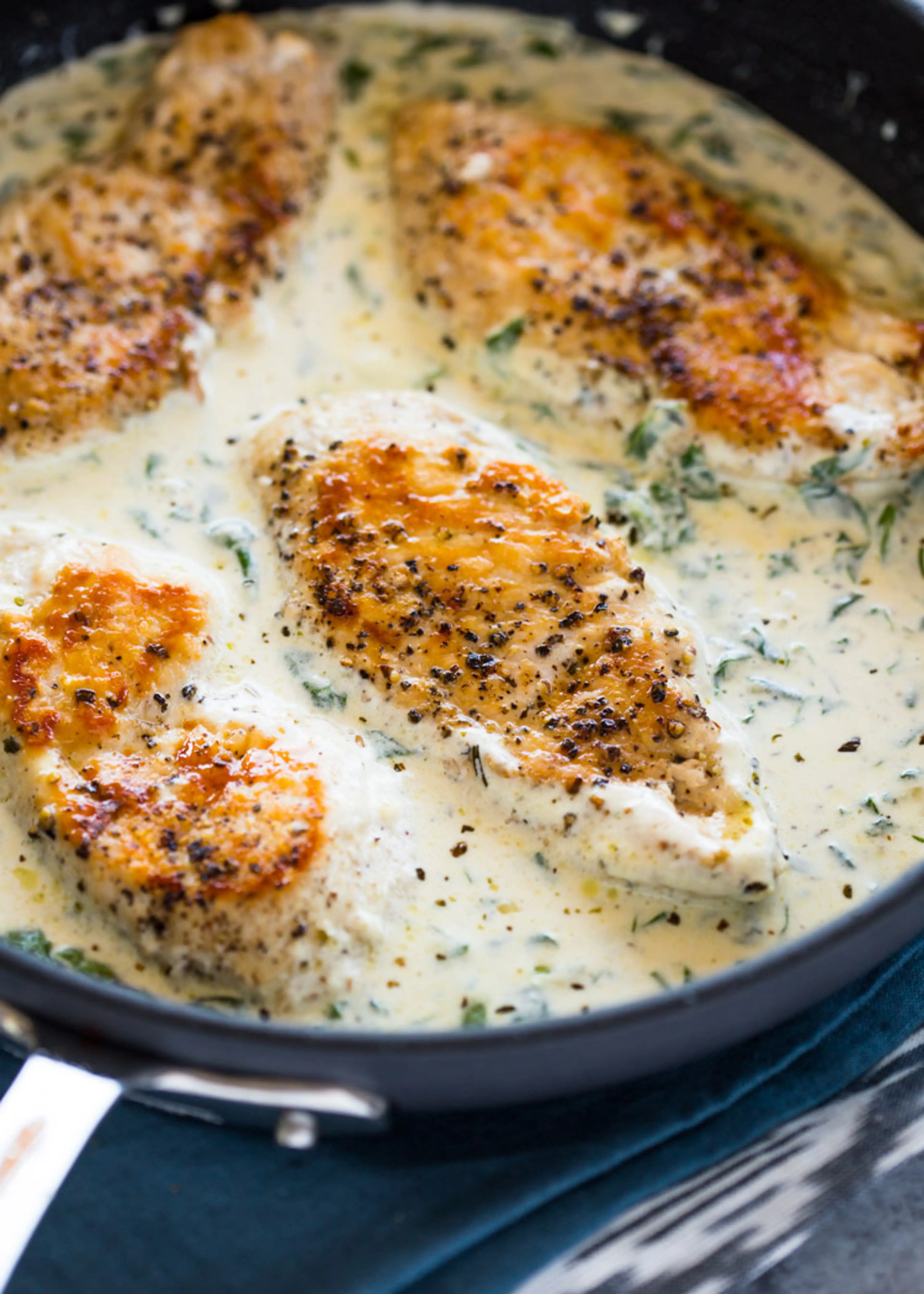 Parmesan Garlic Chicken - Creamy