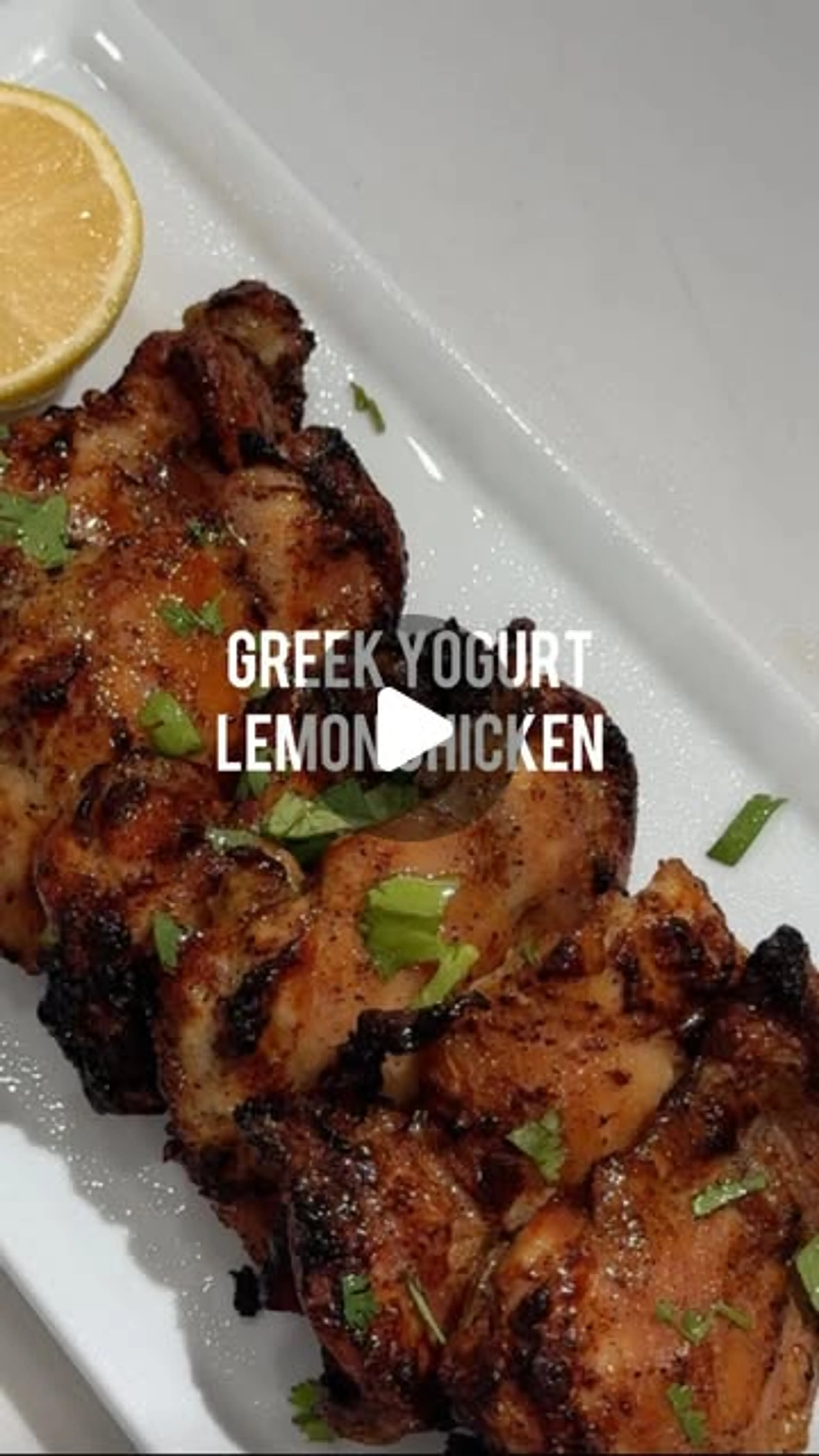Greek Yogurt Lemon Chicken
