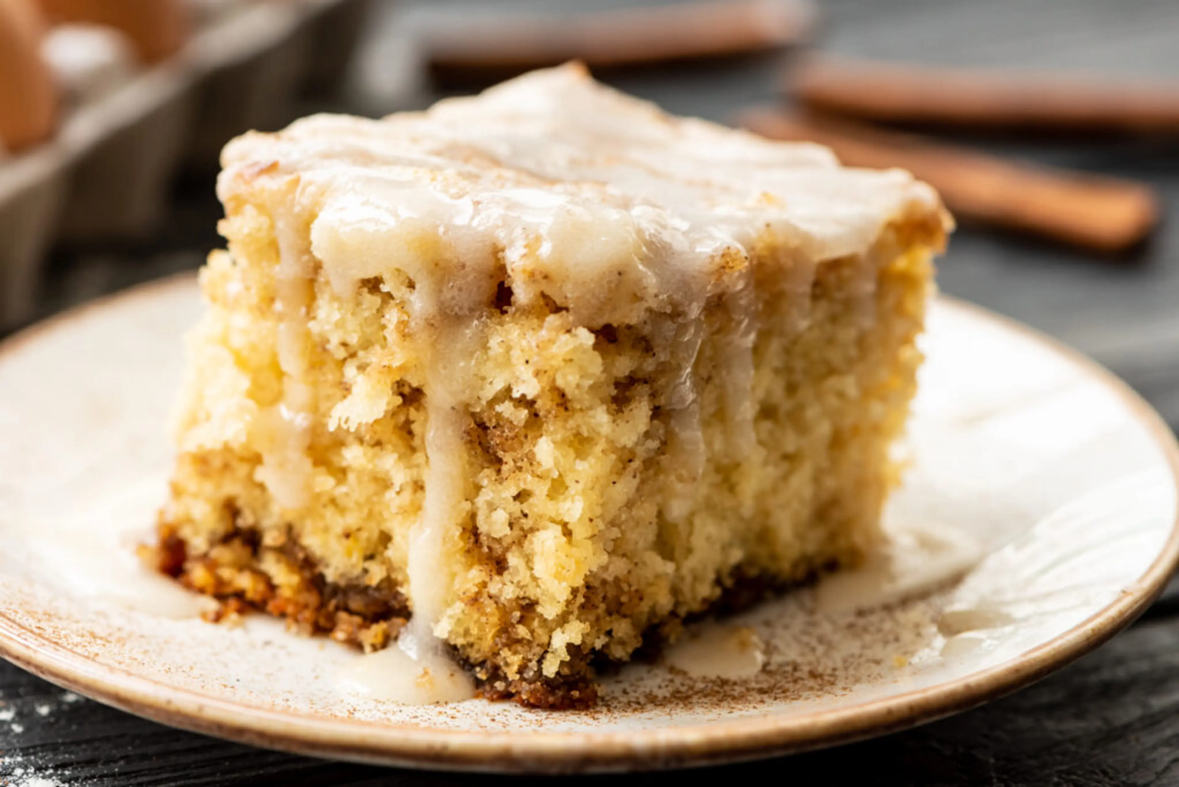 Cinnamon Bun Cake