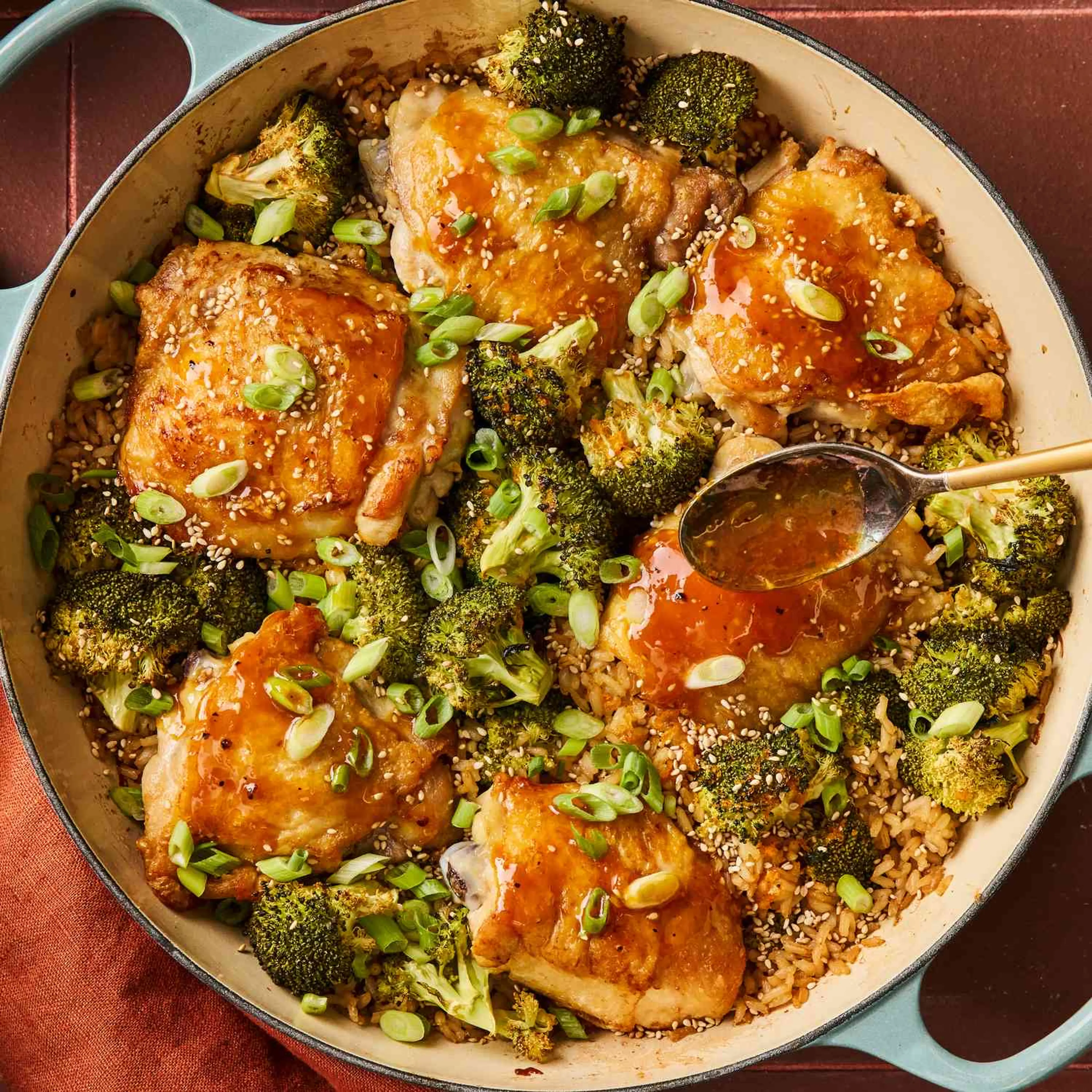 Orange Chicken & Broccoli Skillet
