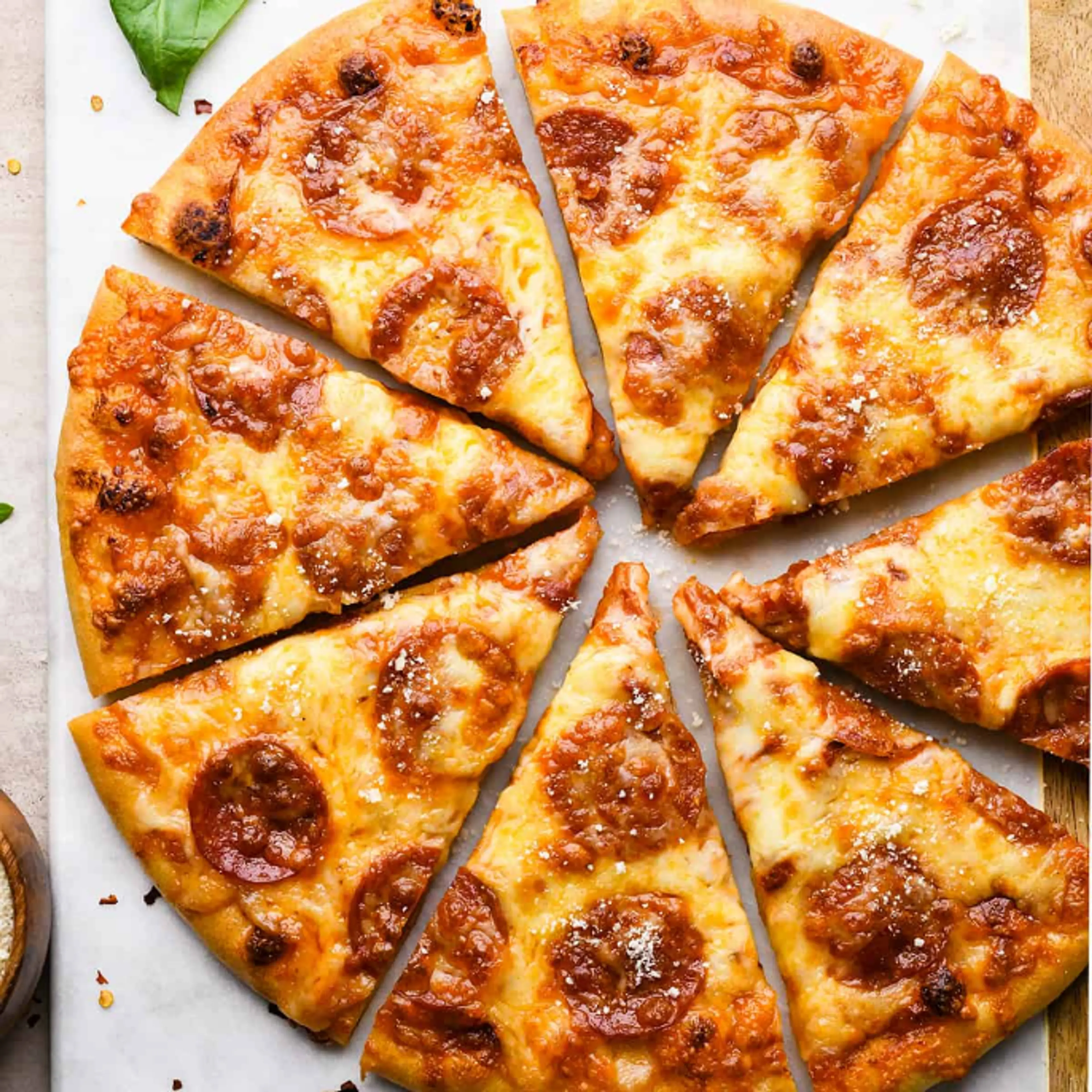 Homemade Pepperoni Pizza Recipe