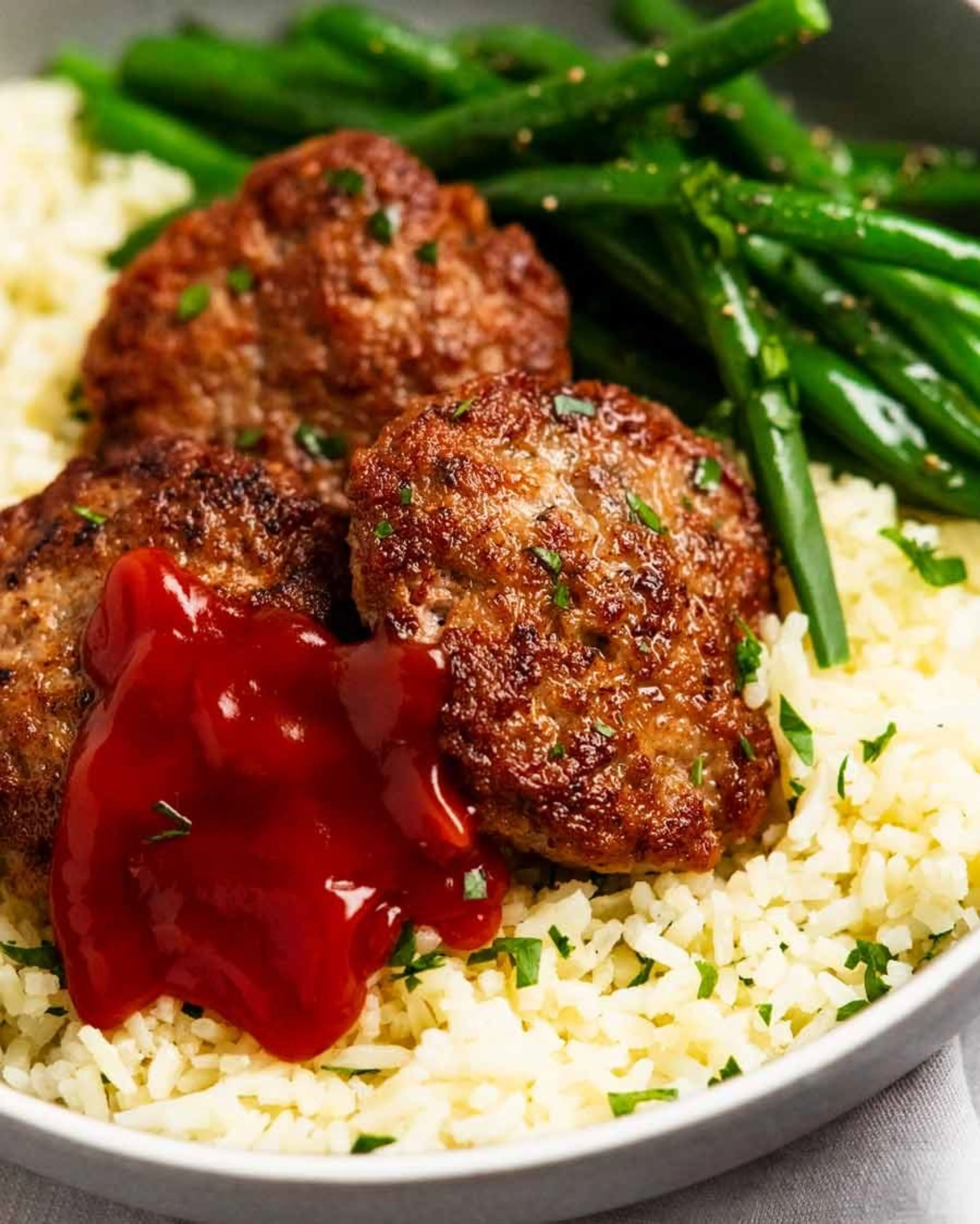 Homemade sausage patties