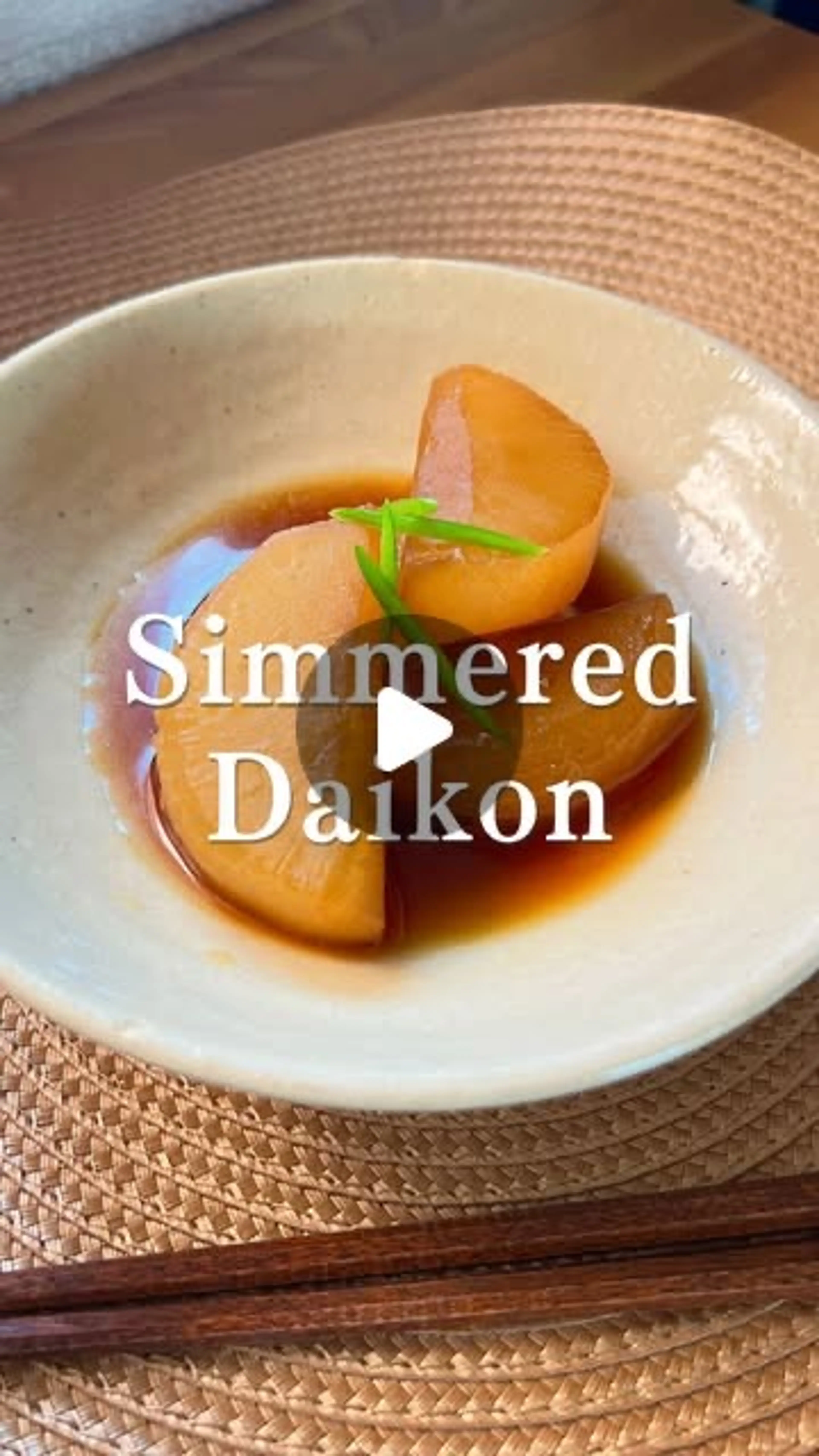 Boiled Daikon