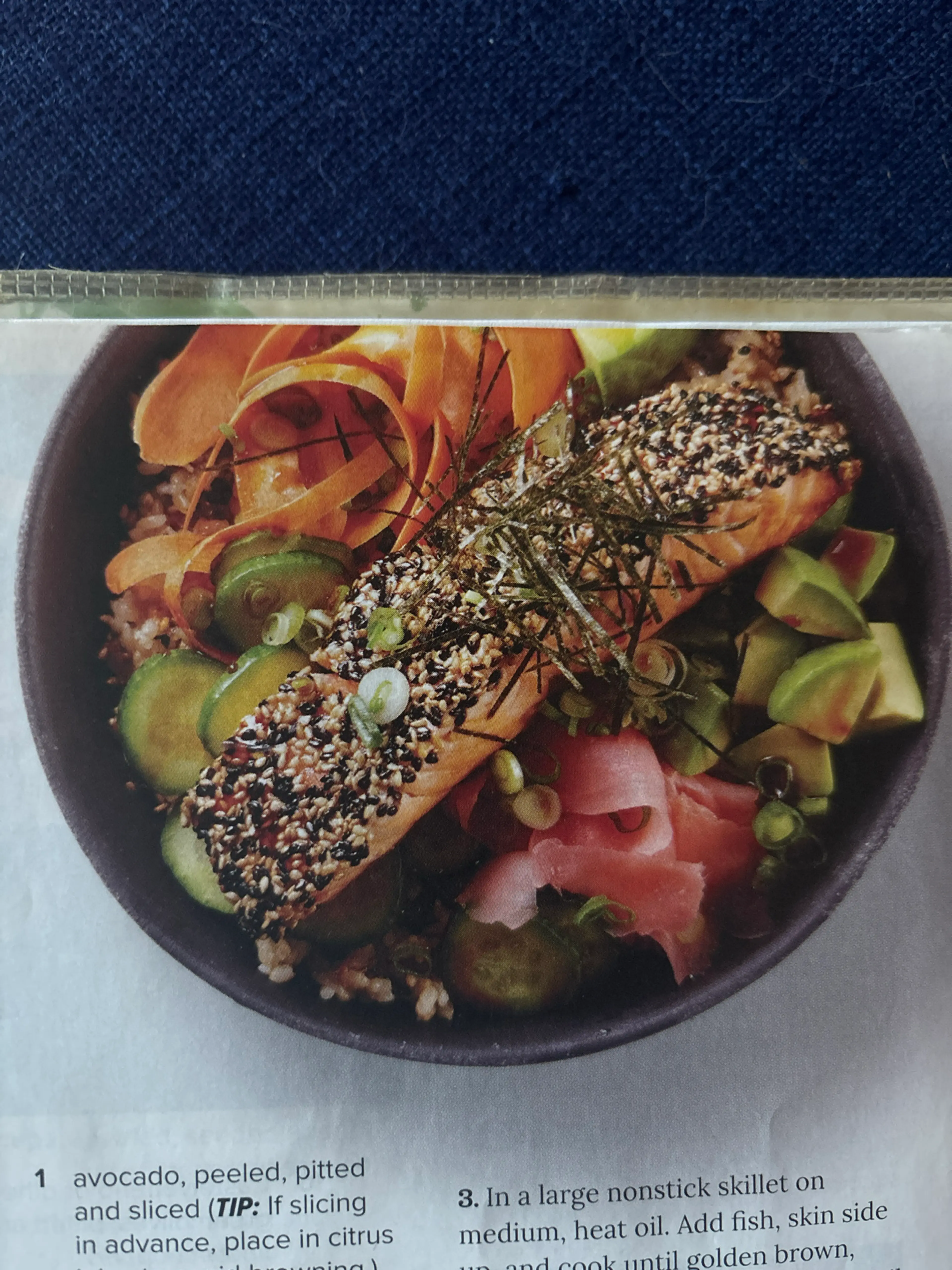 Sesame Salmon Sushi Bowl